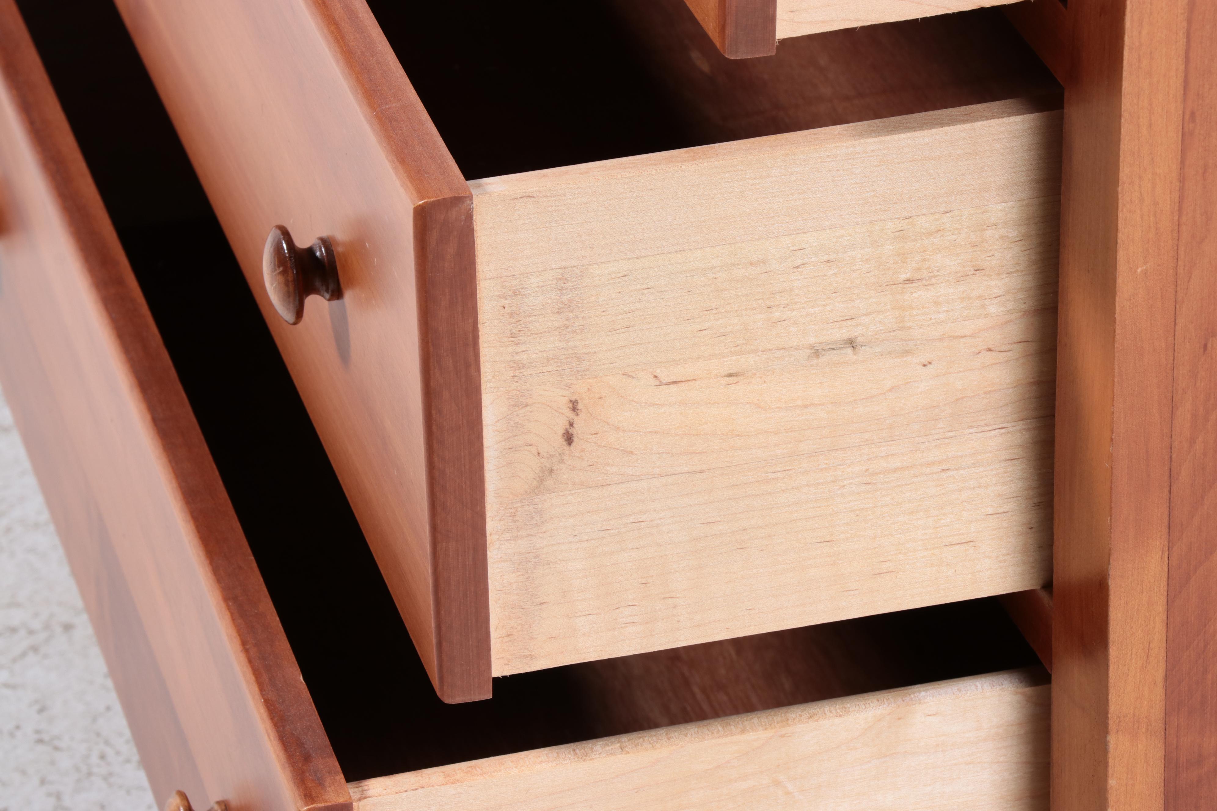 Shaker Style Wooden Chest of Drawers