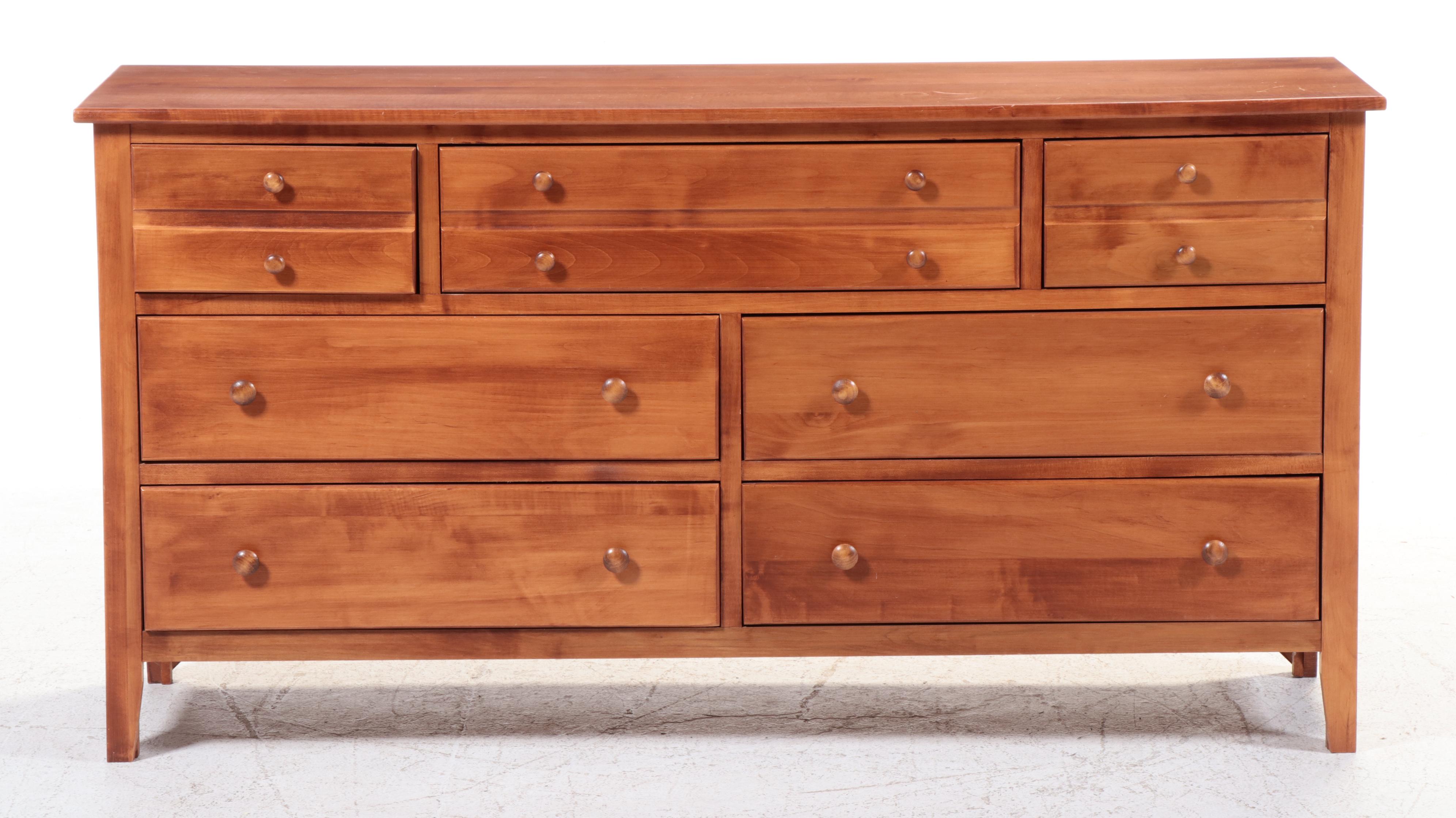 Shaker Style Wooden Chest of Drawers