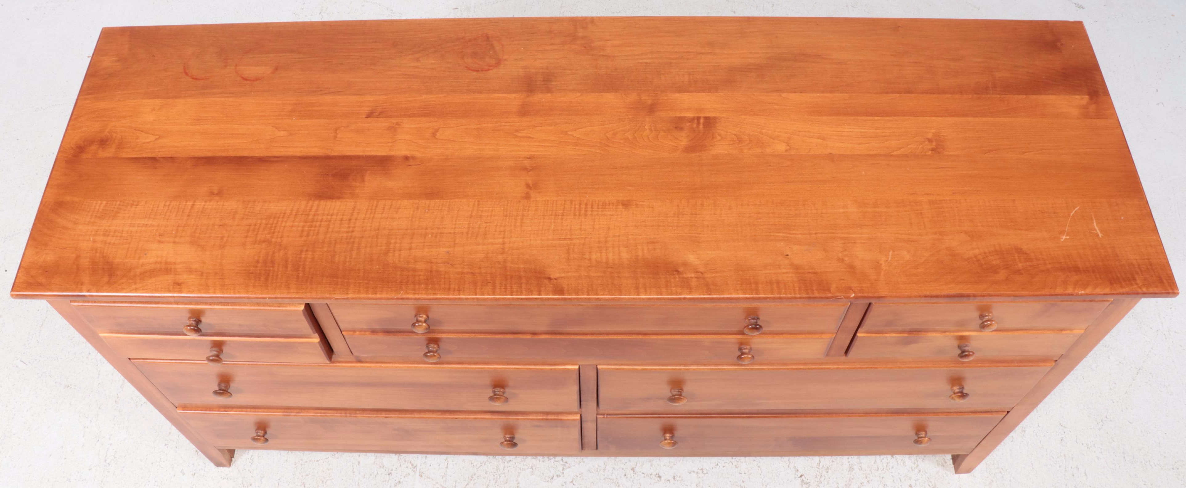 Shaker Style Wooden Chest of Drawers
