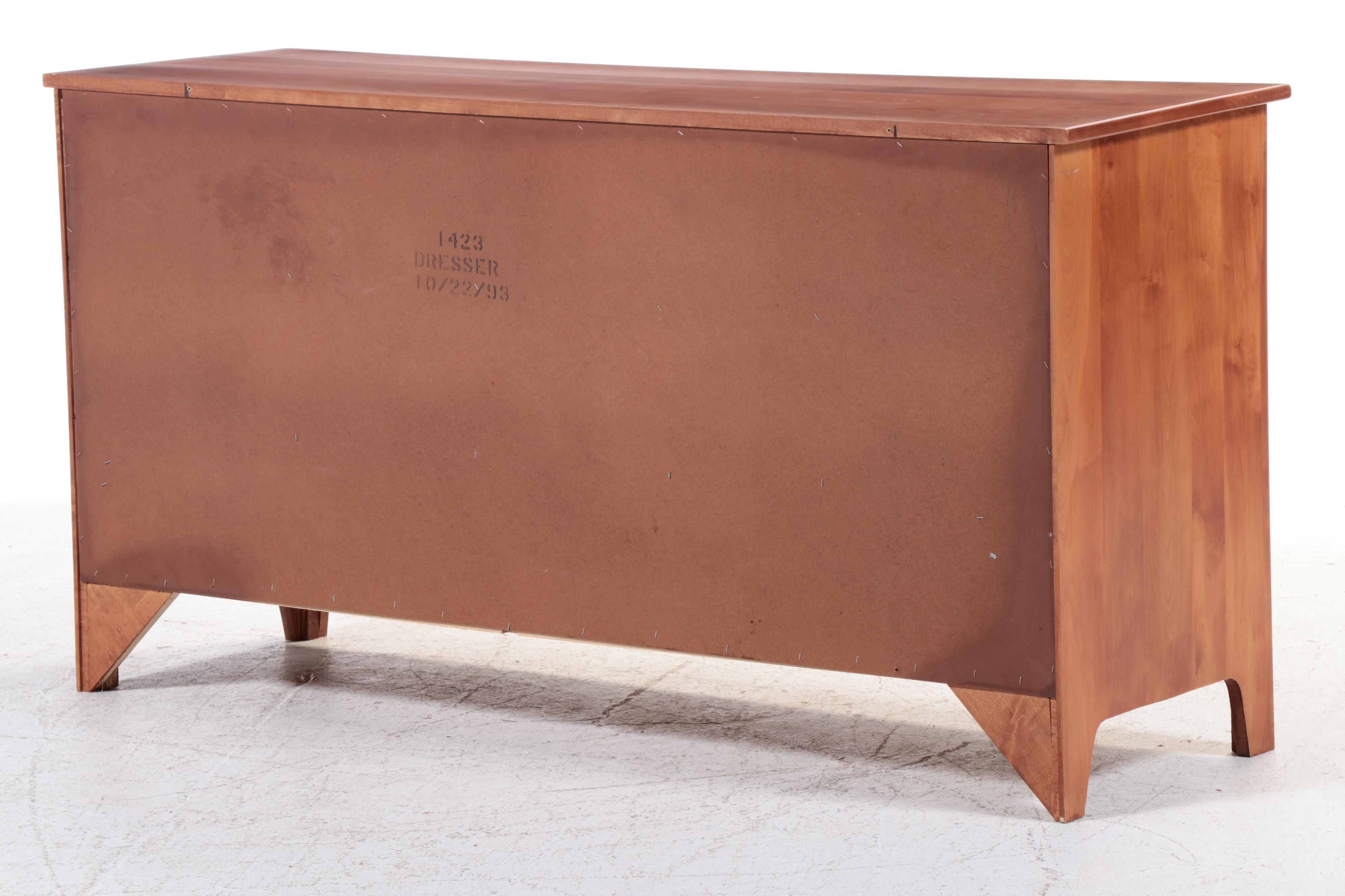 Shaker Style Wooden Chest of Drawers