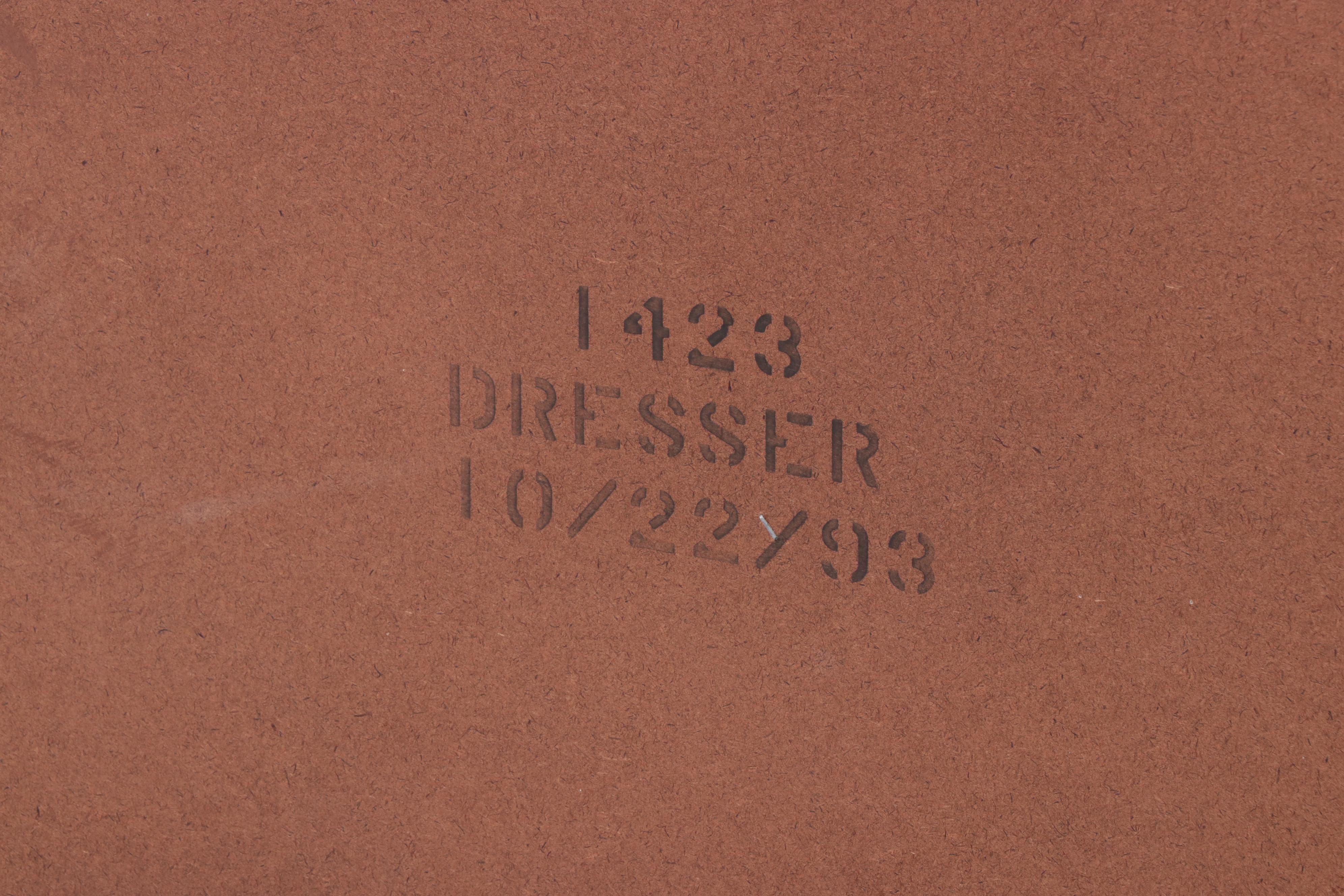 Shaker Style Wooden Chest of Drawers