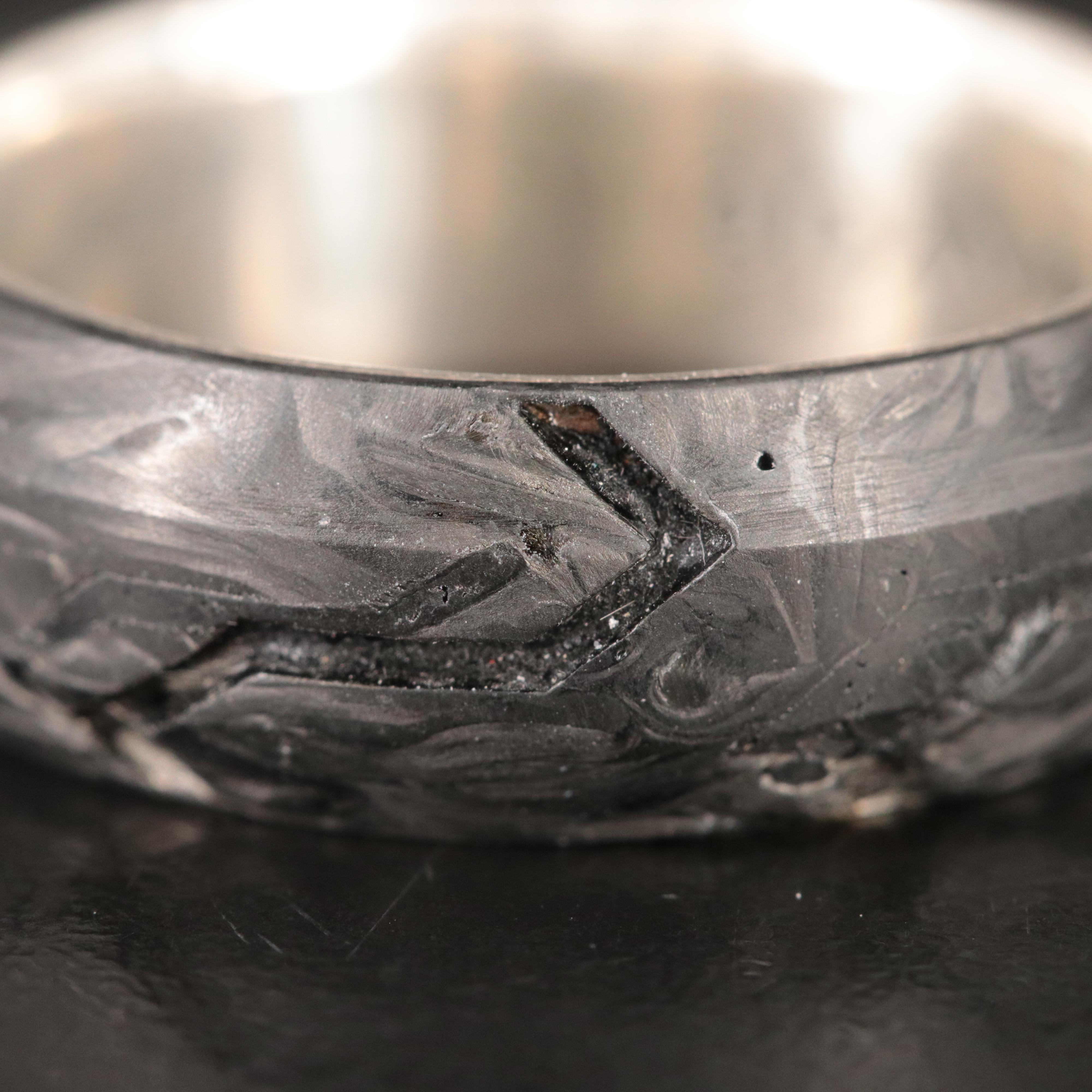 David Yurman Sterling Forged Carbon Band