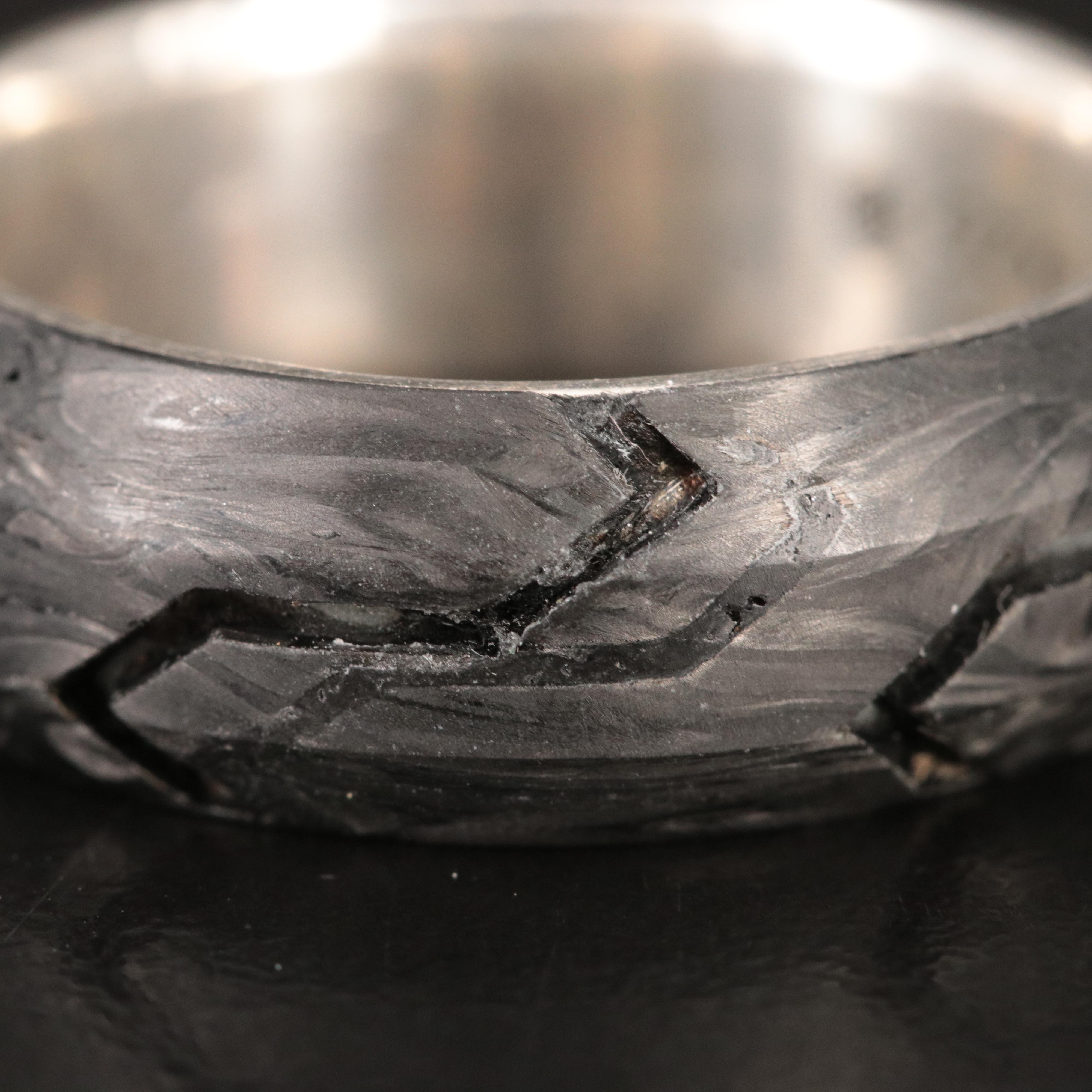 David Yurman Sterling Forged Carbon Band