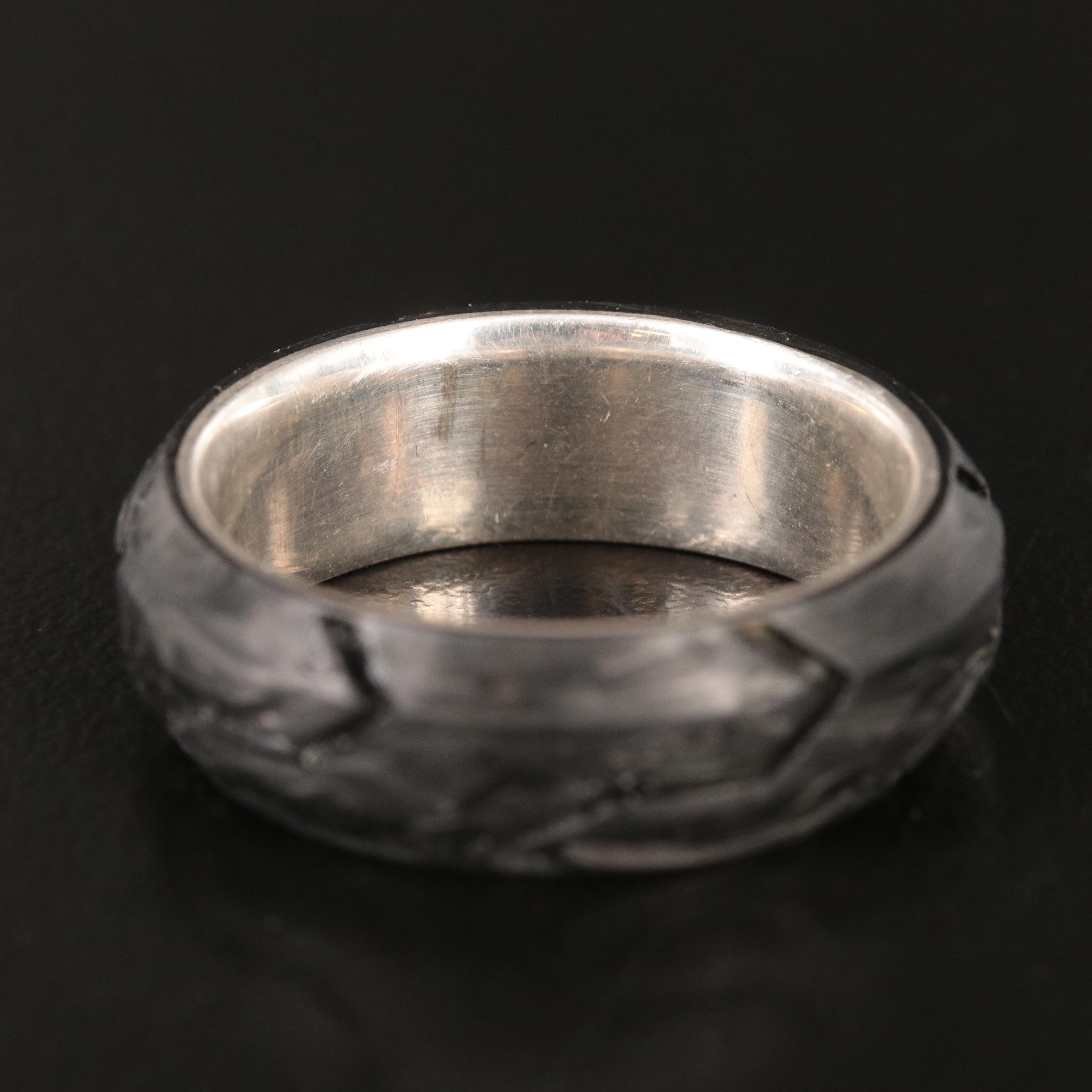 David Yurman Sterling Forged Carbon Band