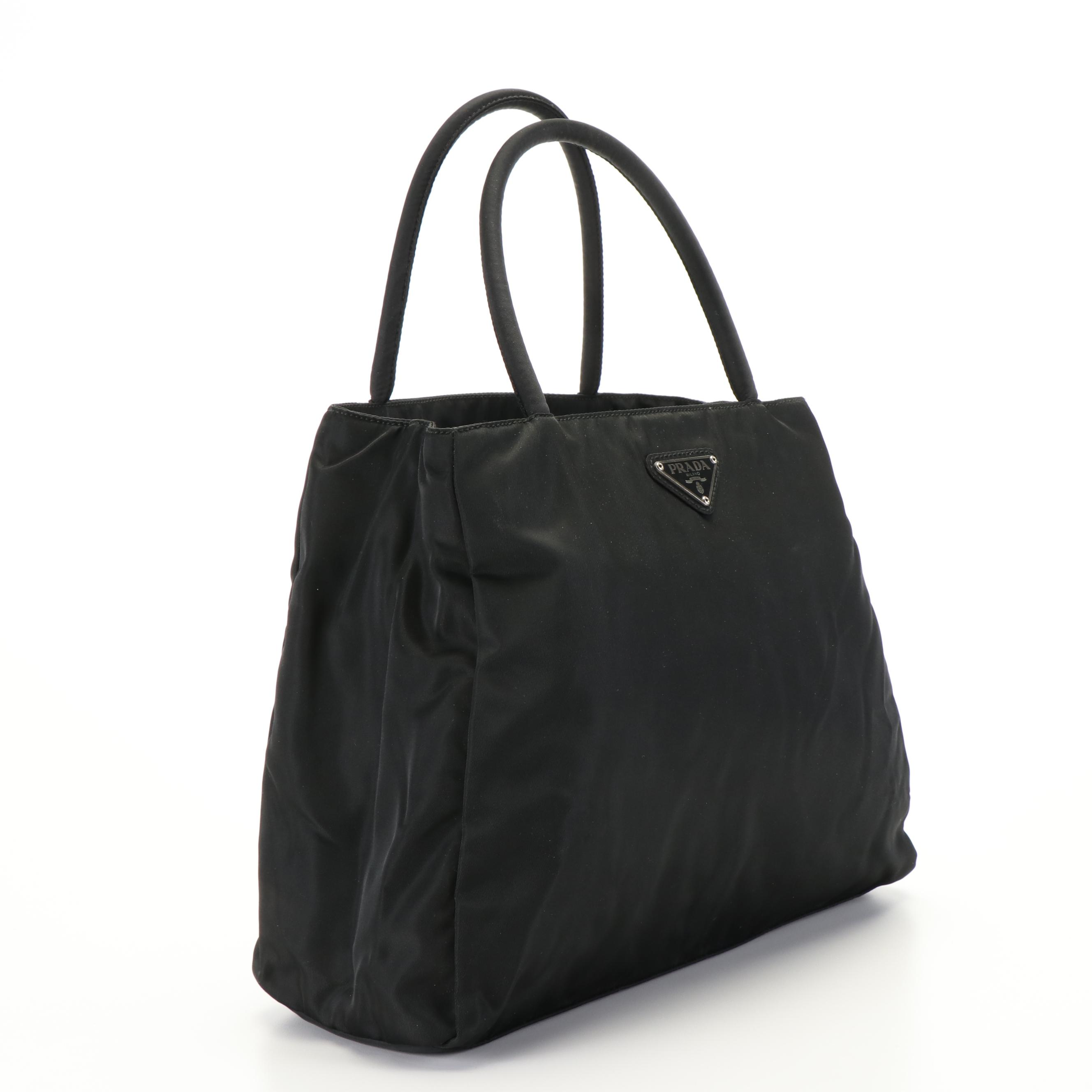 Prada Tote Bag in Black Tessuto Nylon