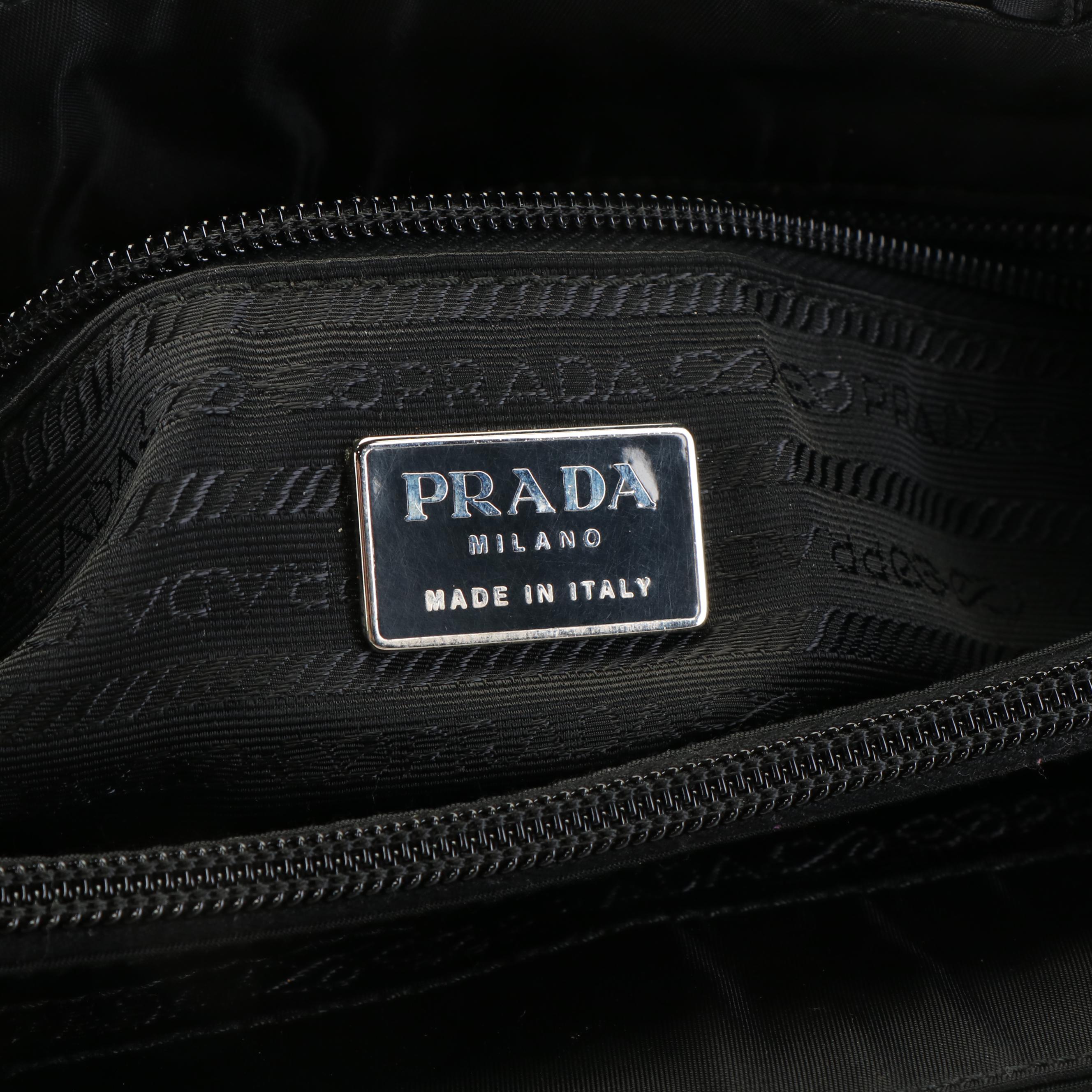 Prada Tote Bag in Black Tessuto Nylon