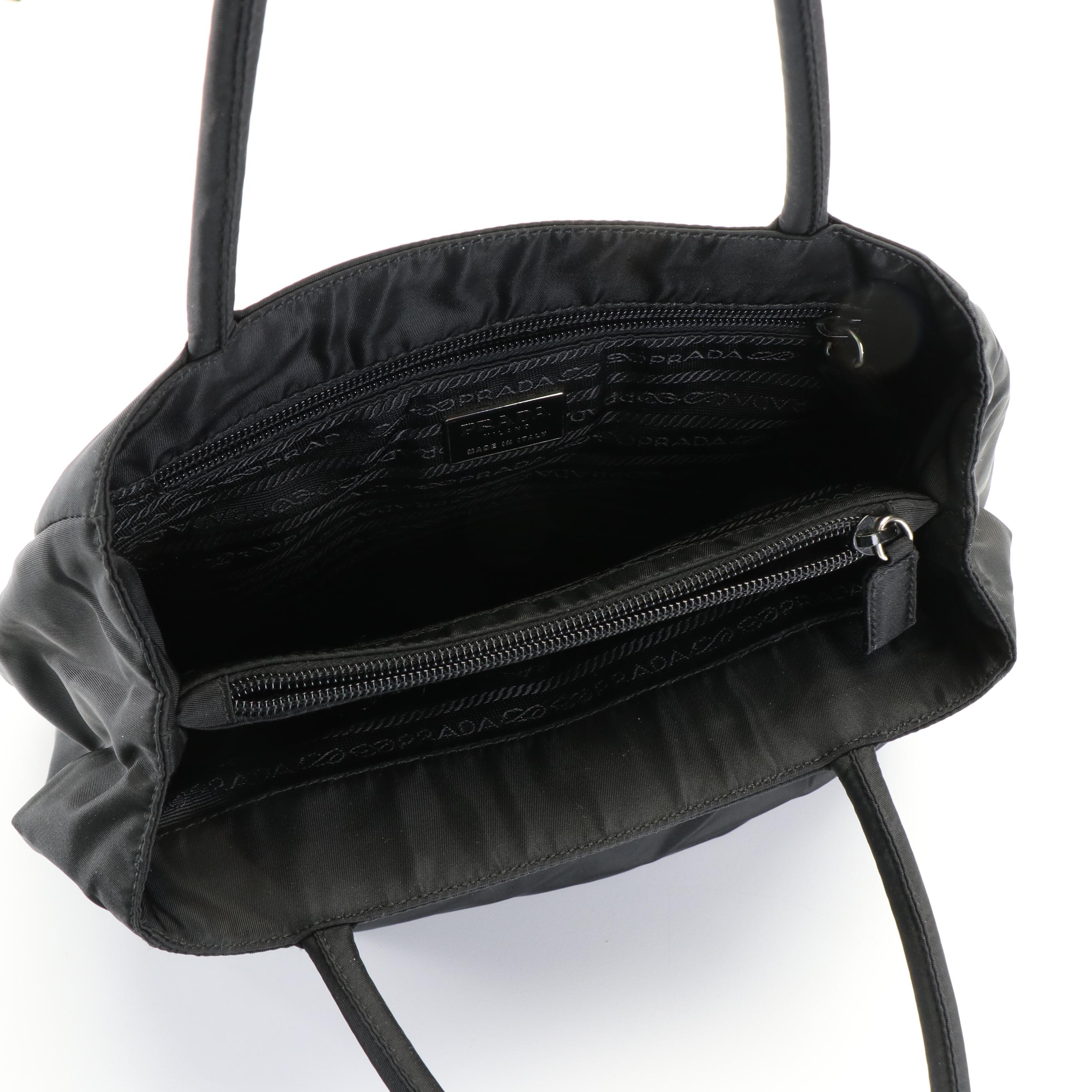 Prada Tote Bag in Black Tessuto Nylon