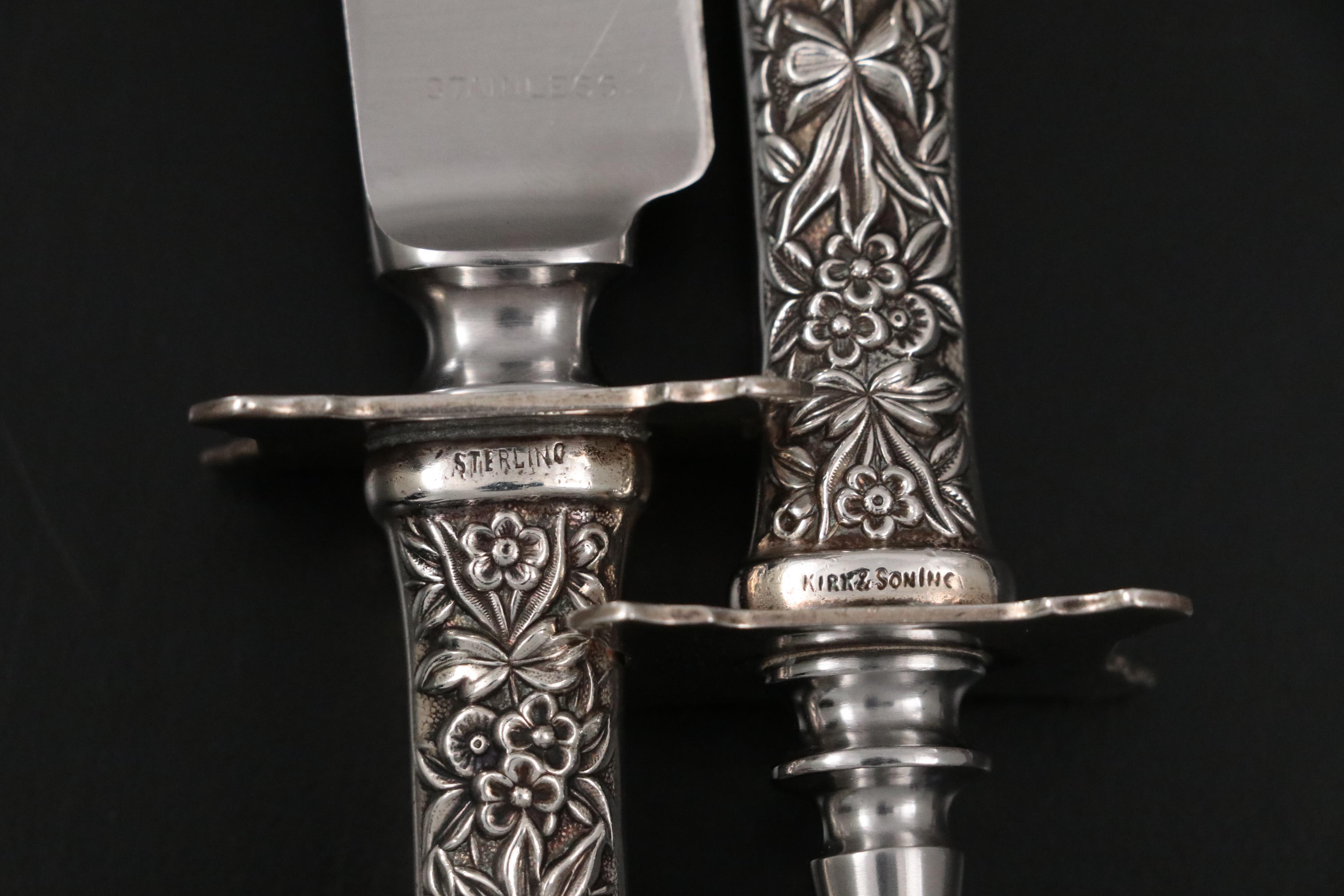 S. Kirk & Son Inc. "Repousse" Sterling Shakers and Other Sterling Table Décor