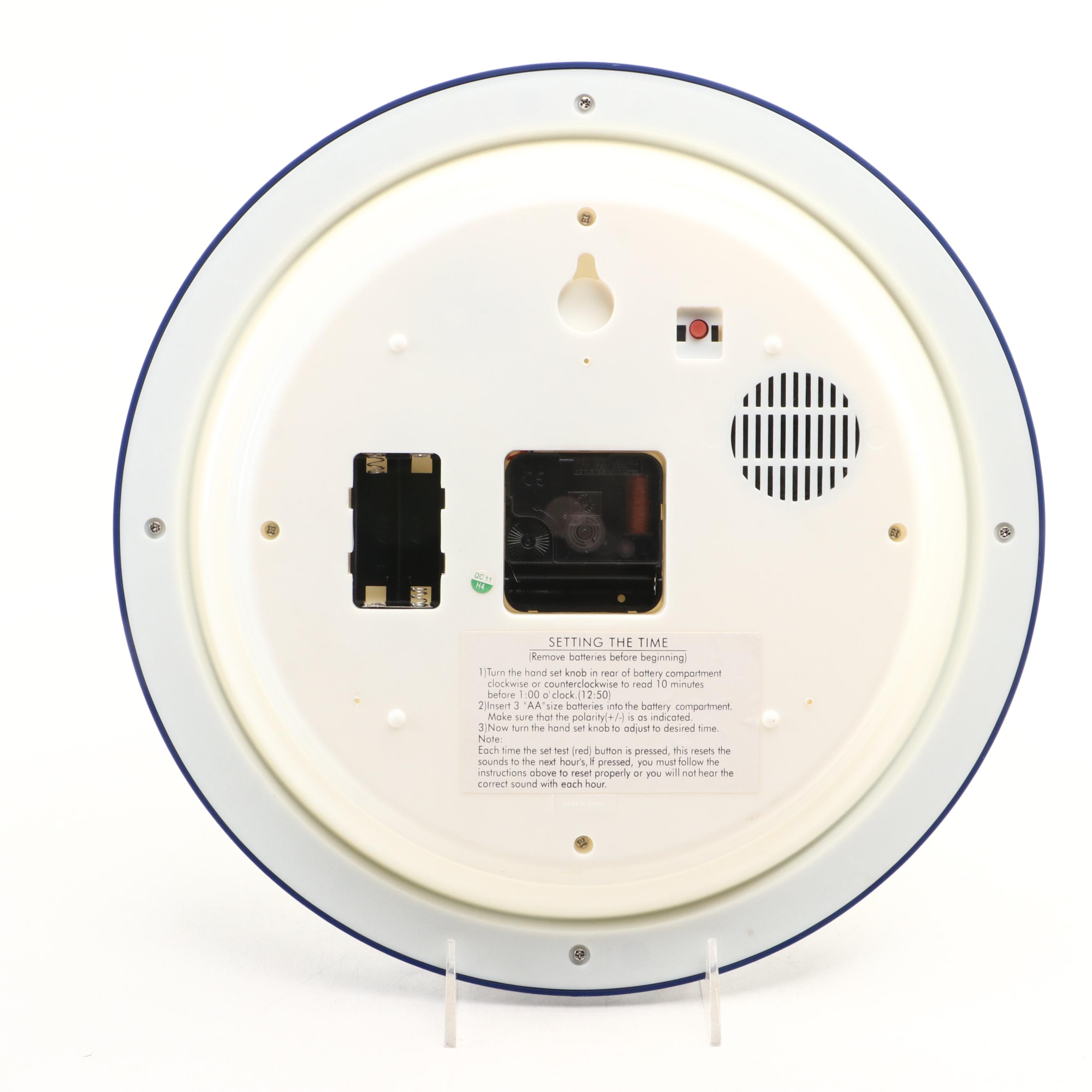 Lionel LLC Train Wall Clock with Sound Effects