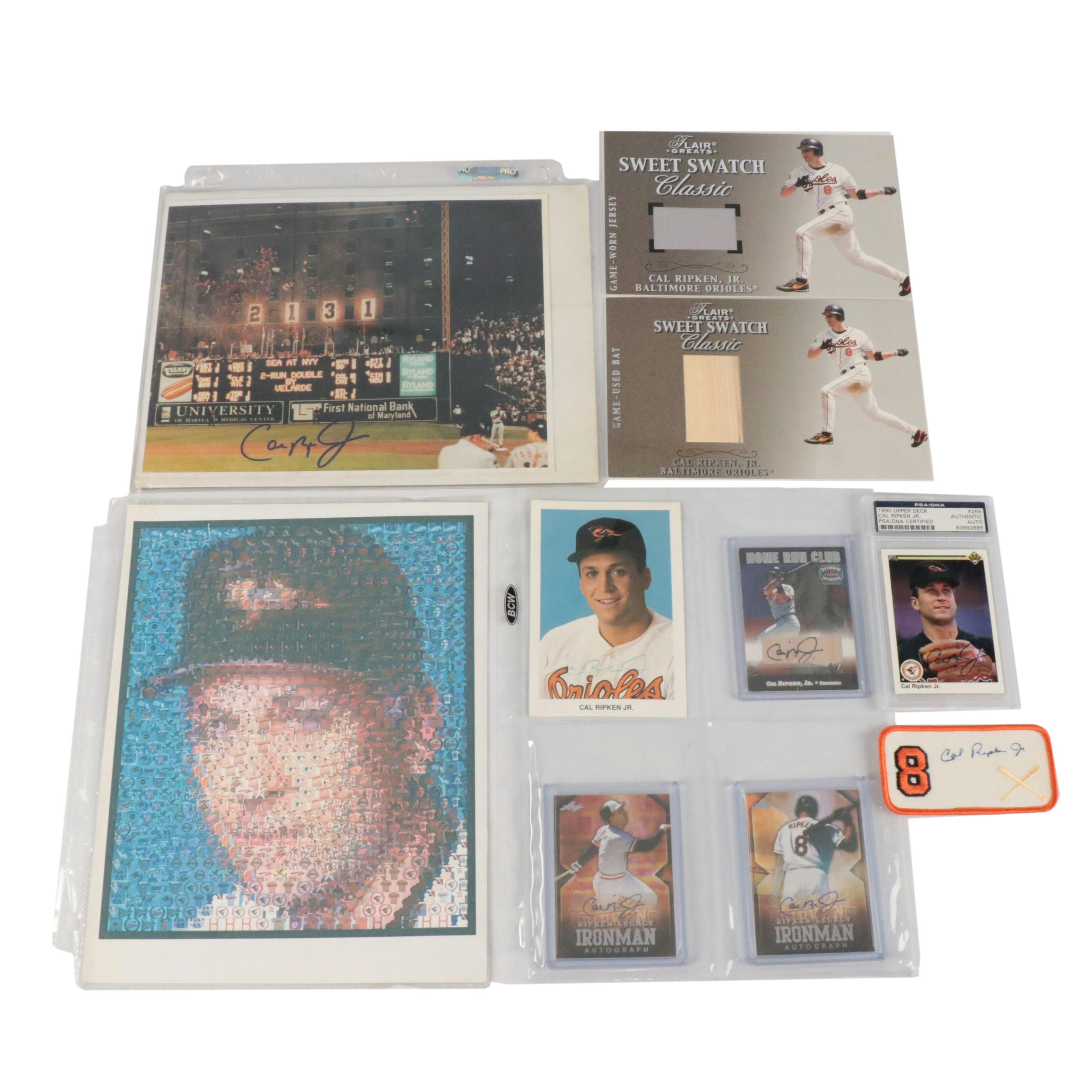Cal Ripken Jr. Signed Baseball Cards, Print, and More, 1990s–2010s