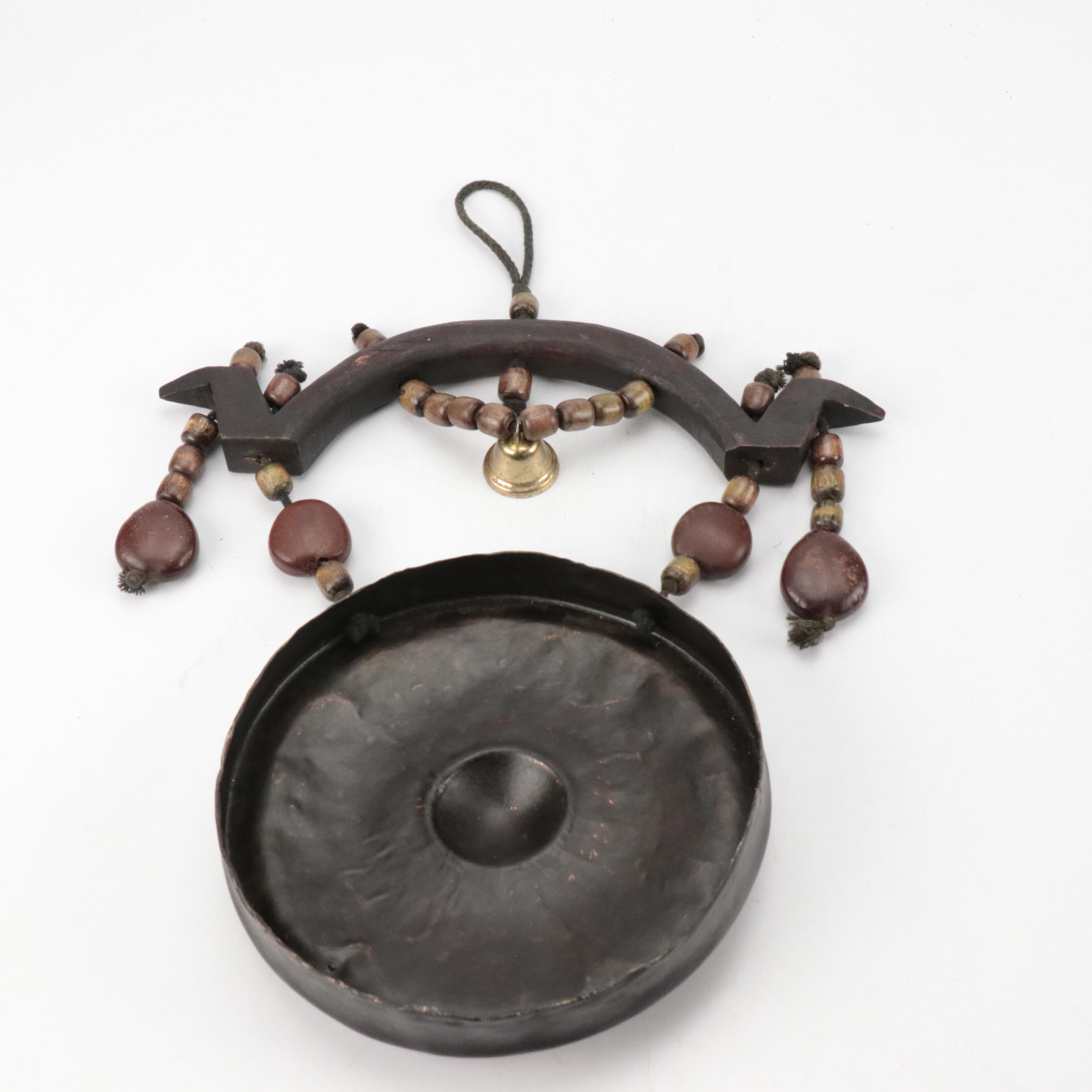 Thai Gong with Mallet, Replica Shona Battle Axe and Spike