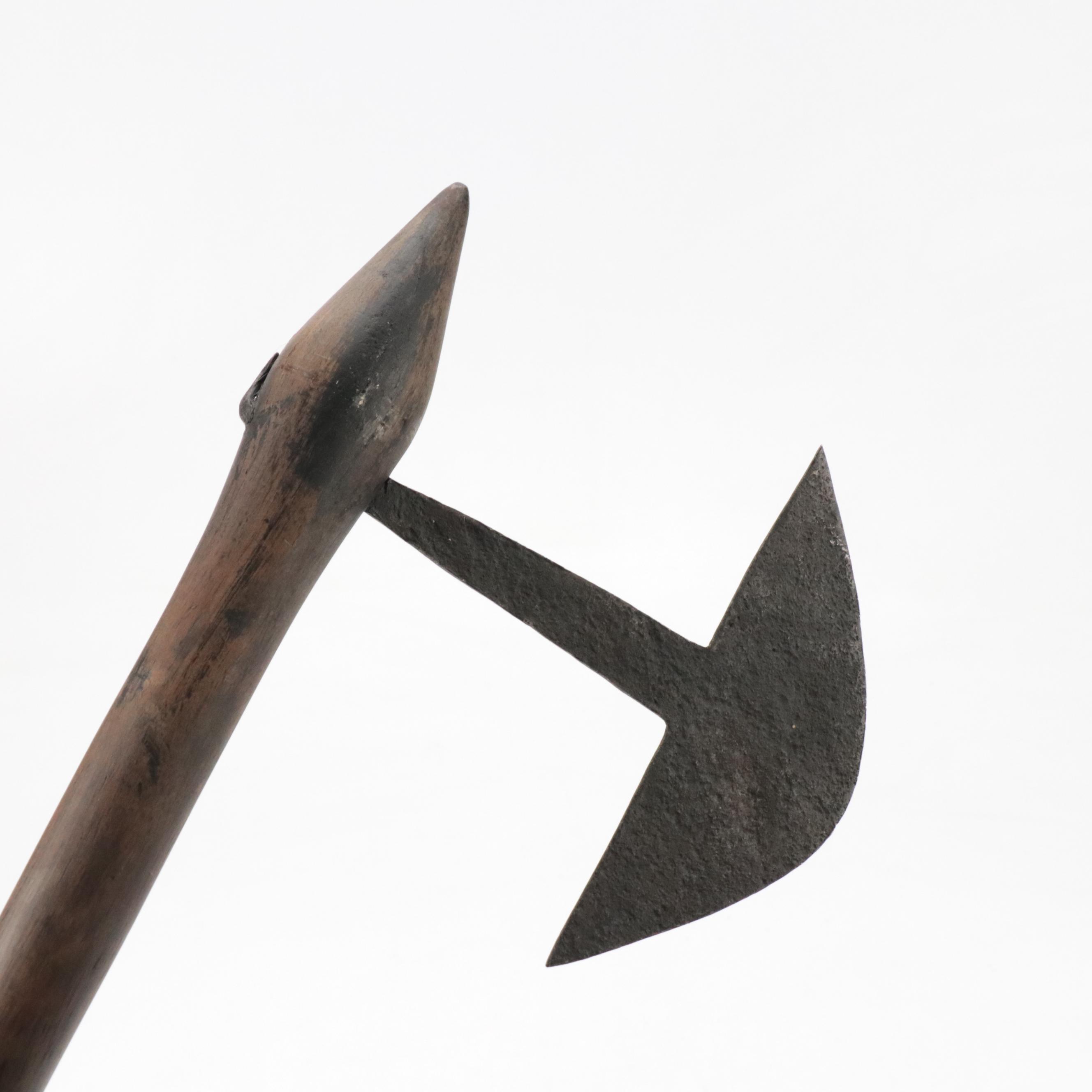 Thai Gong with Mallet, Replica Shona Battle Axe and Spike