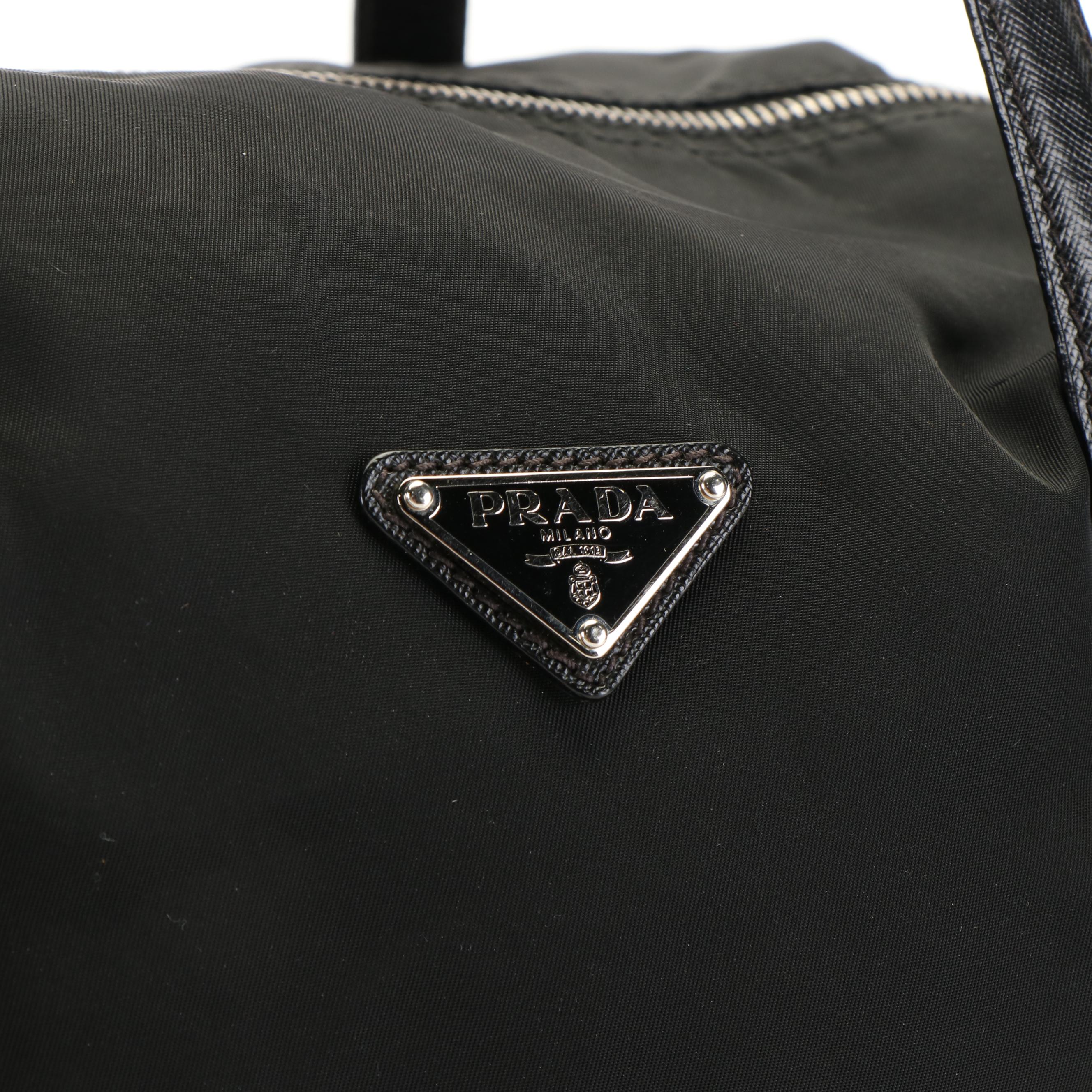 Prada Handbag in Black Tessuto Nylon