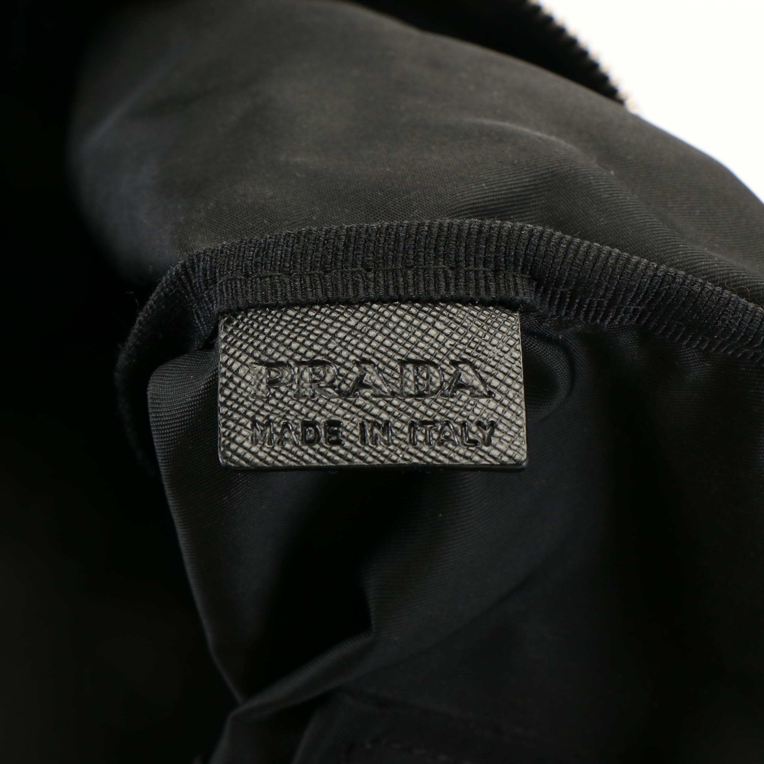 Prada Handbag in Black Tessuto Nylon