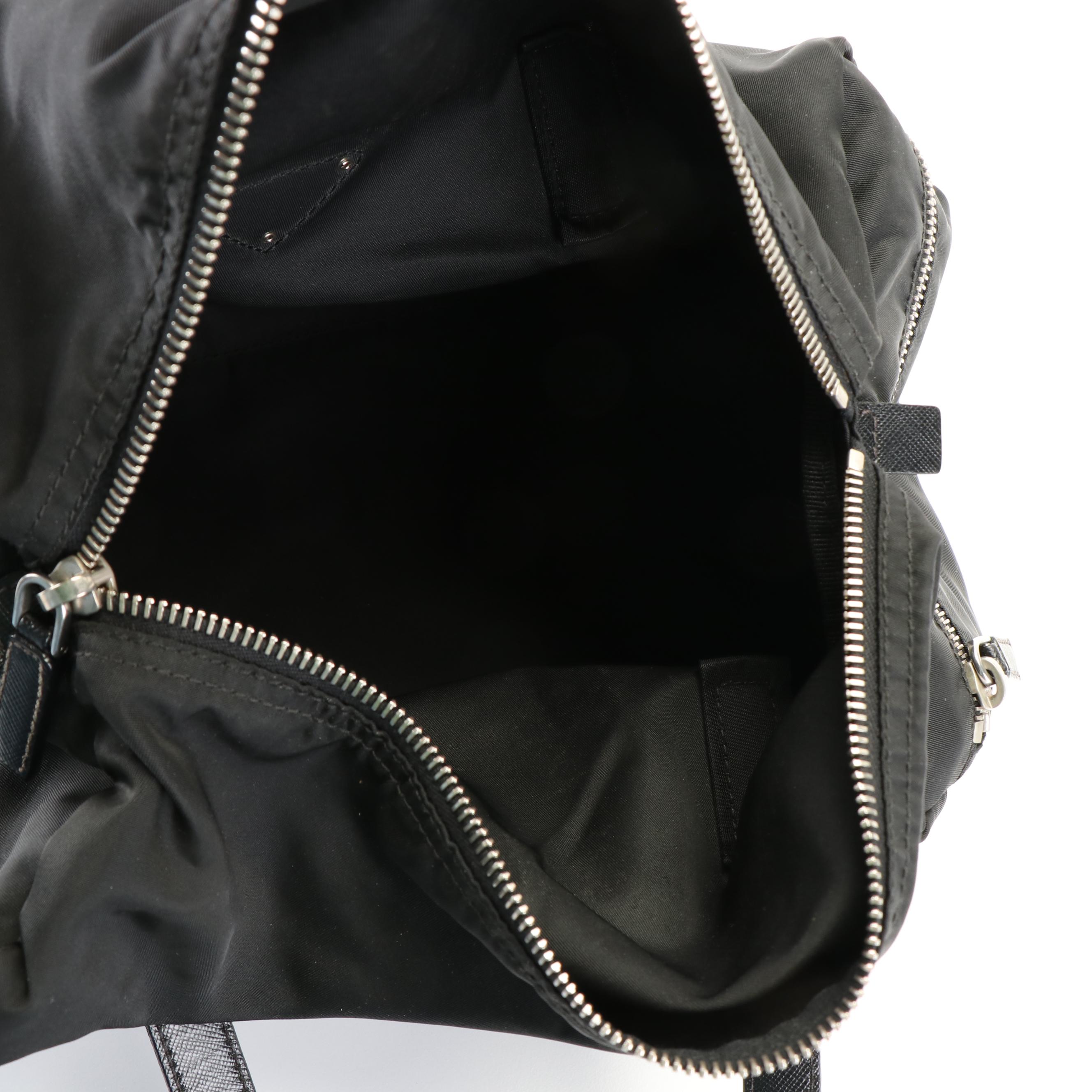 Prada Handbag in Black Tessuto Nylon