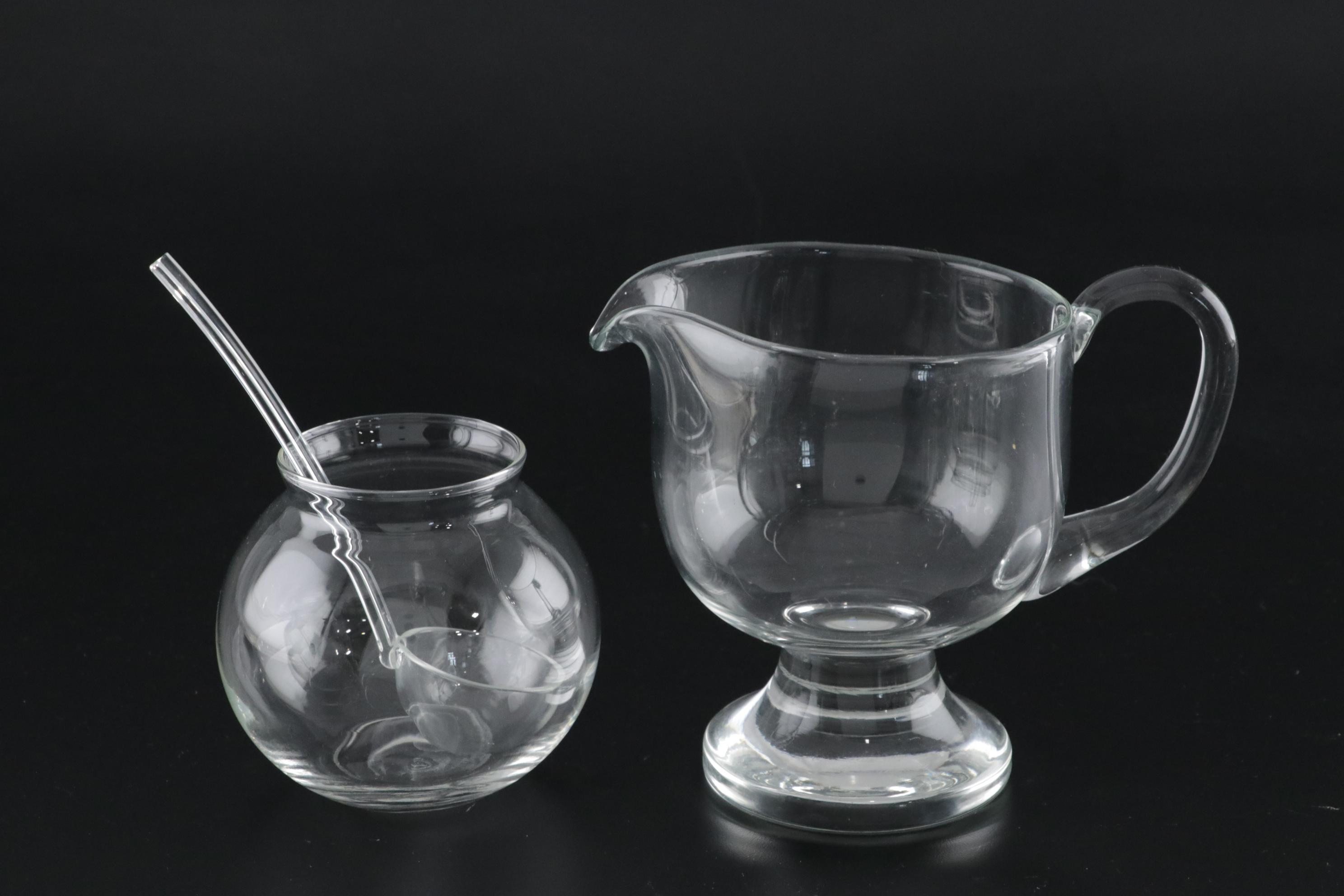 Gorham "King Edward" Crystal Centerpiece Bowl Featured In Serveware Collection