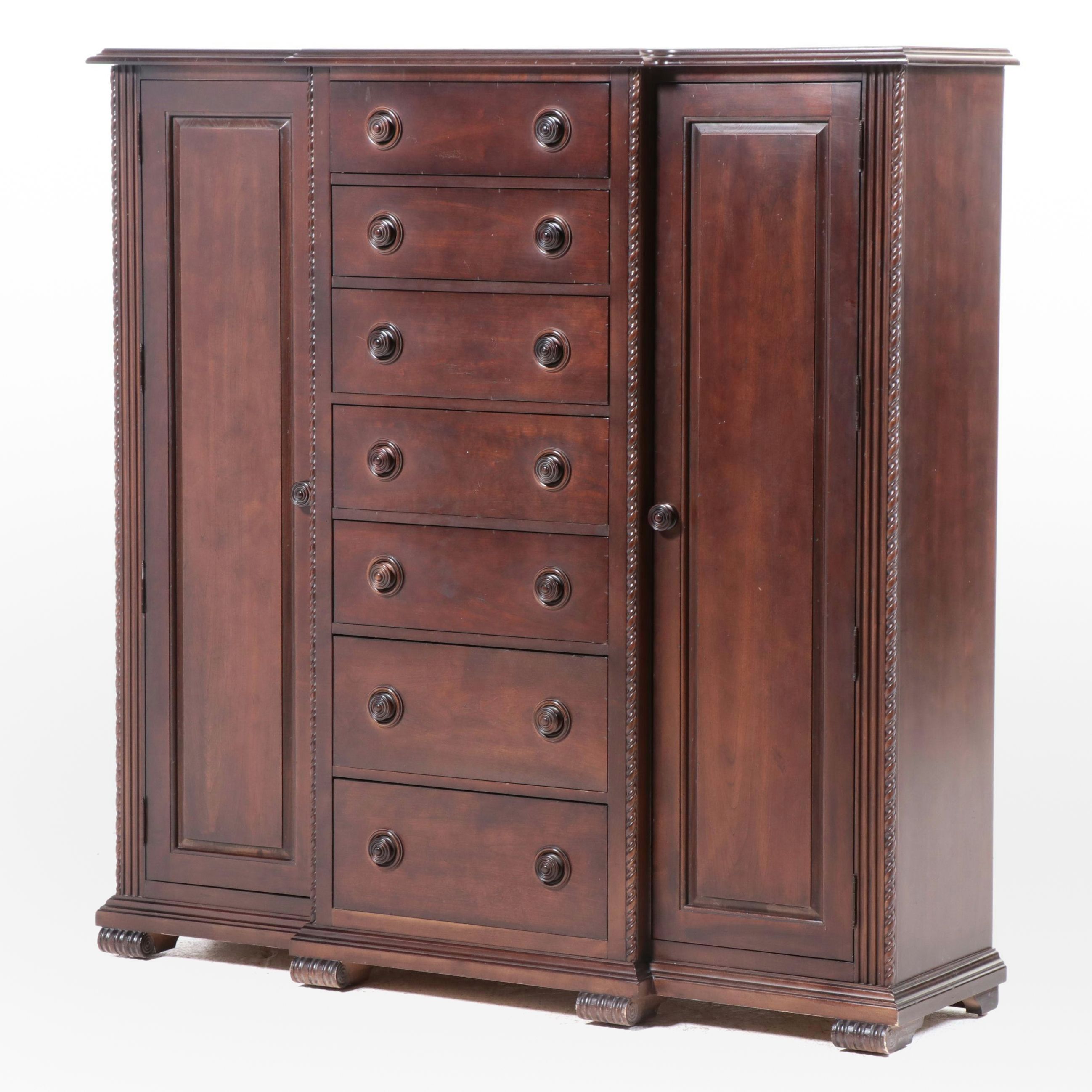 Bernhardt Furniture Walnut Finish Wardrobe