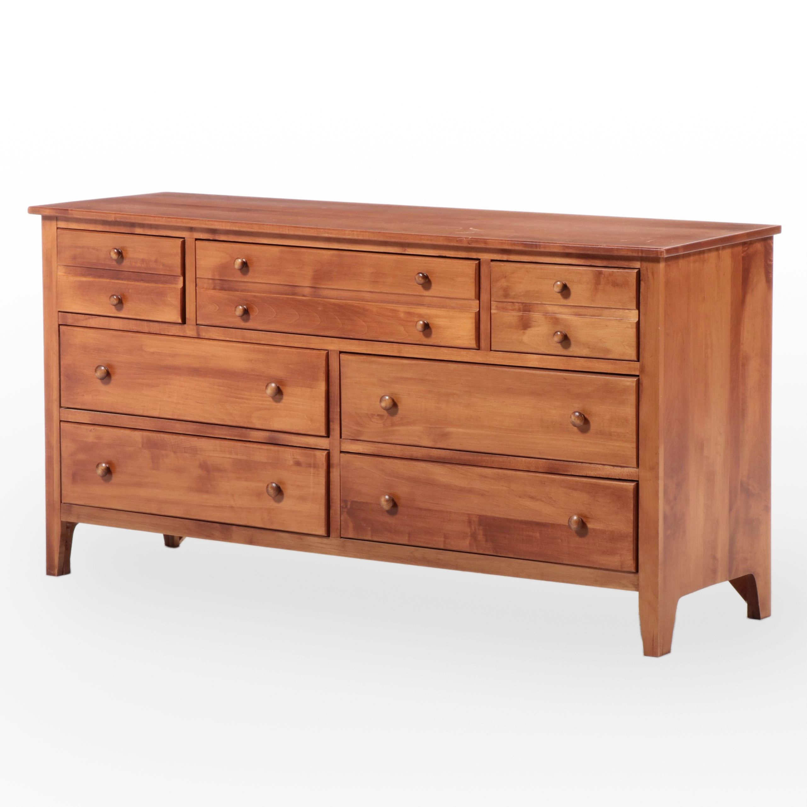 Shaker Style Wooden Chest of Drawers