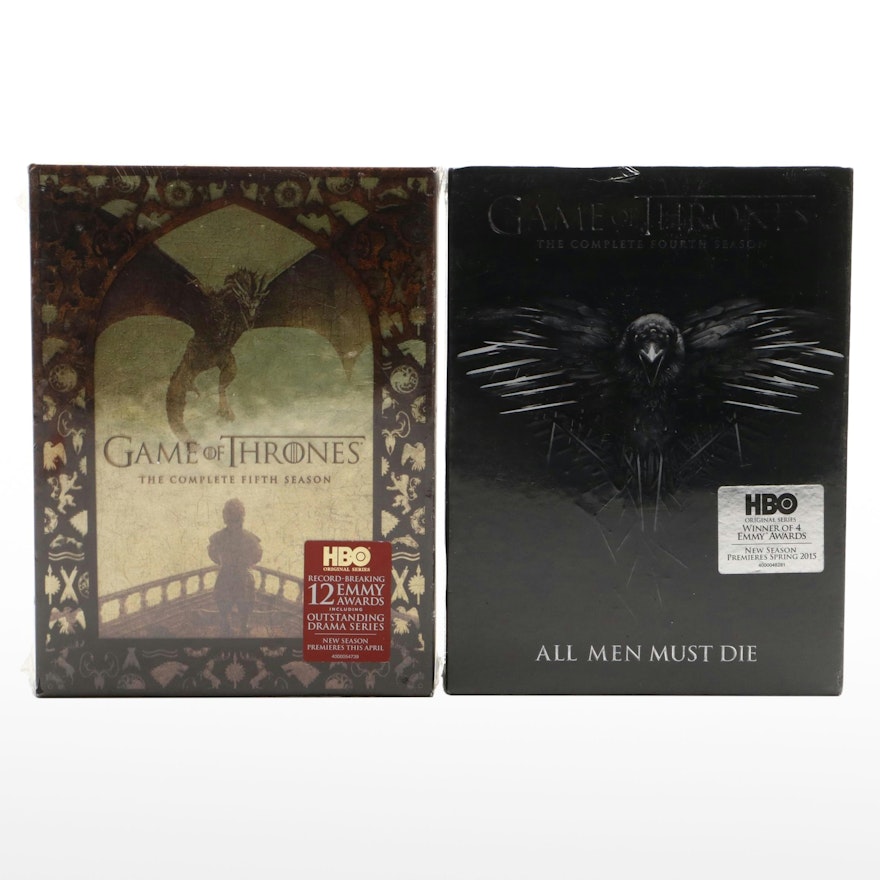 "Game of Thrones" Seasons Four and Five DVD Box Sets