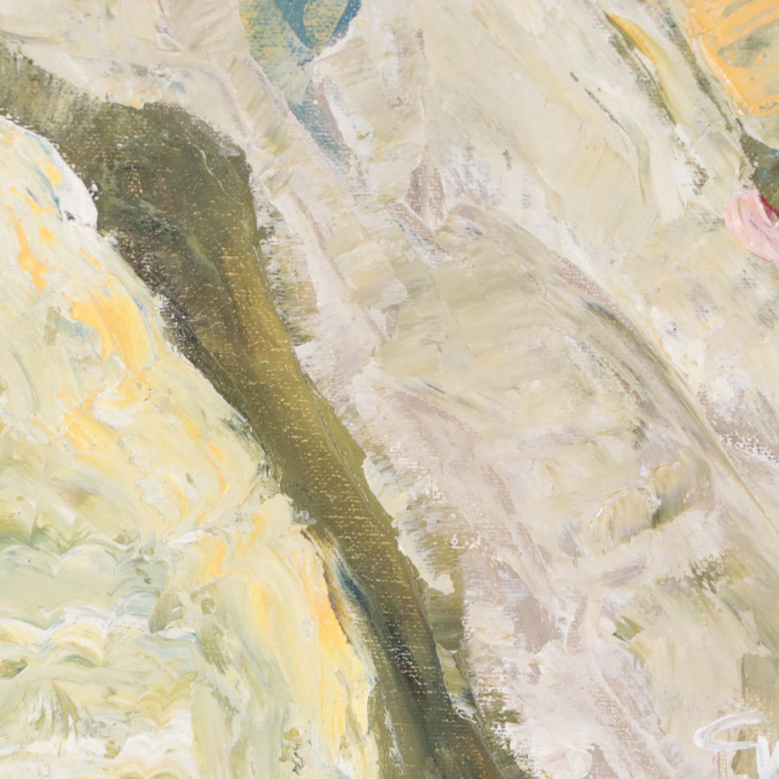 Cindy Wingo Oil Painting "Spiritual Growth," 21st Century