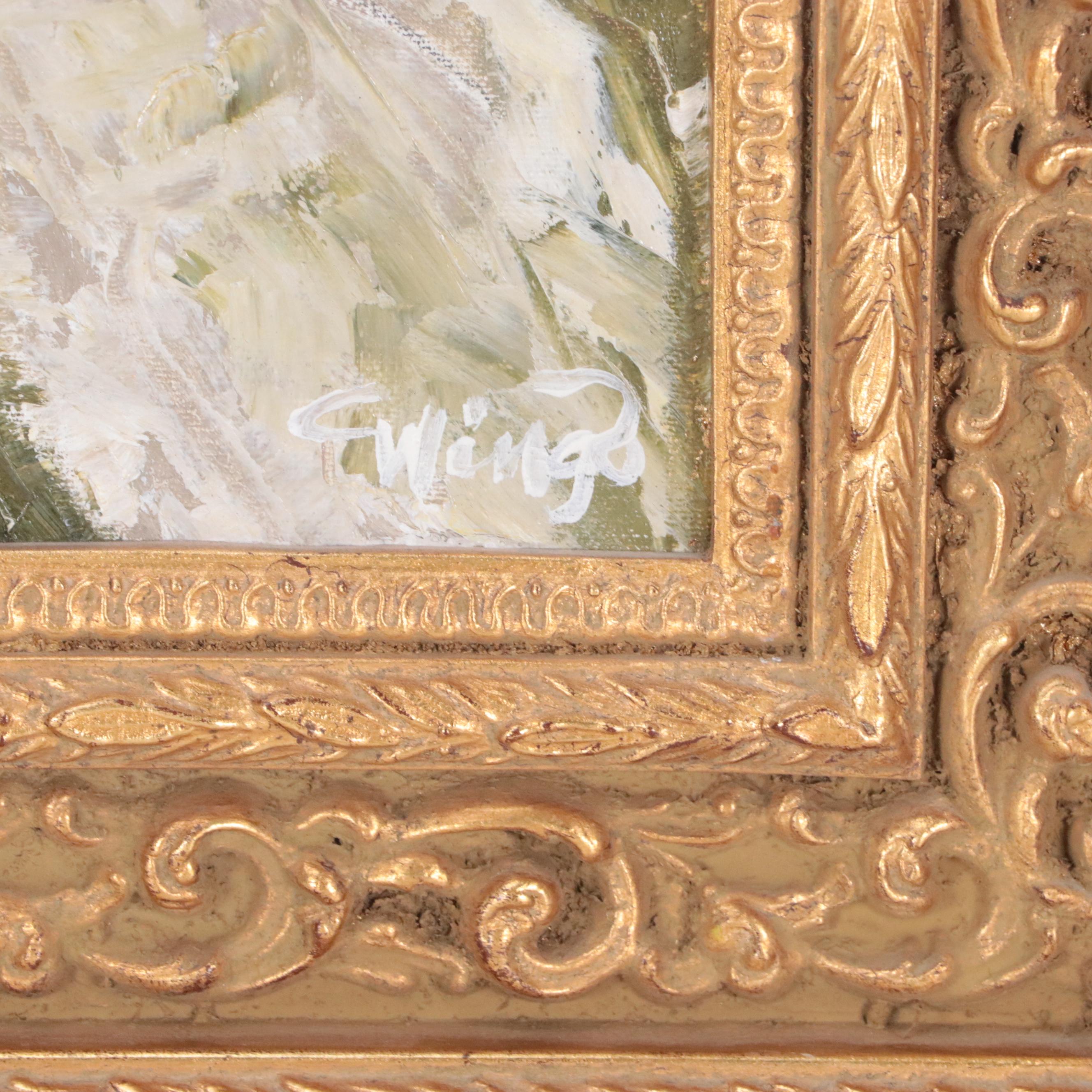 Cindy Wingo Oil Painting "Spiritual Growth," 21st Century