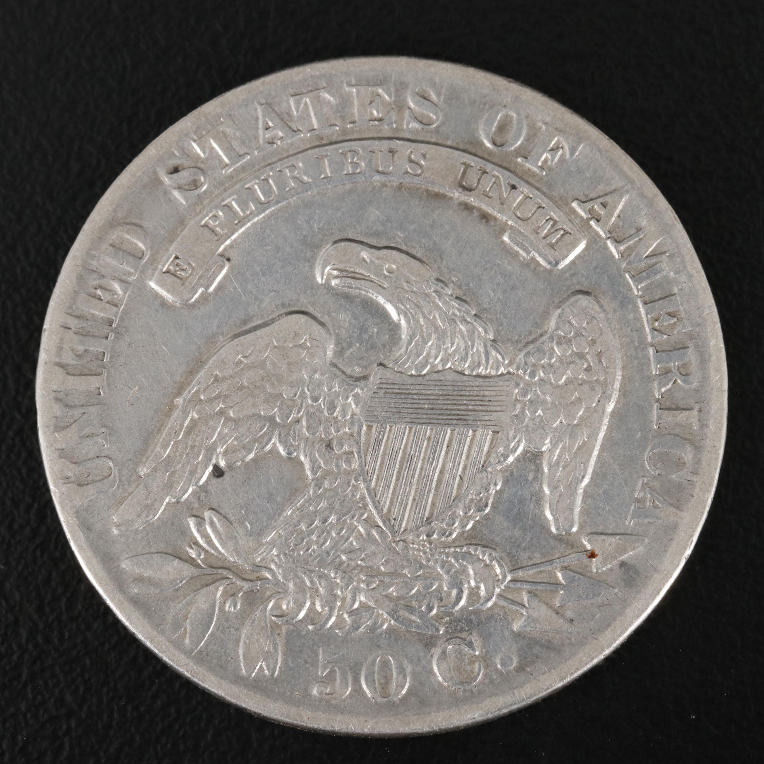 1833 Capped Bust Silver Half Dollar