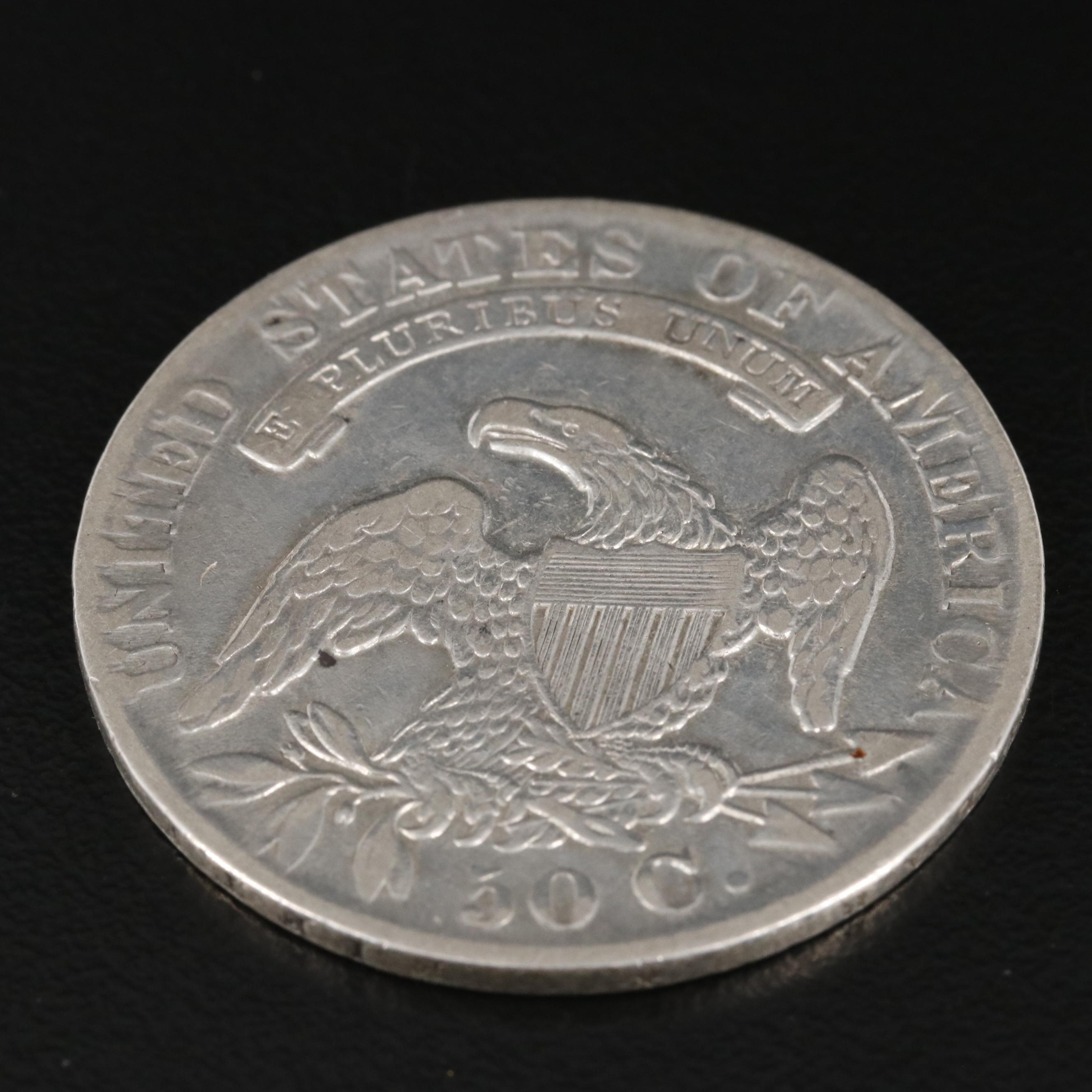 1833 Capped Bust Silver Half Dollar