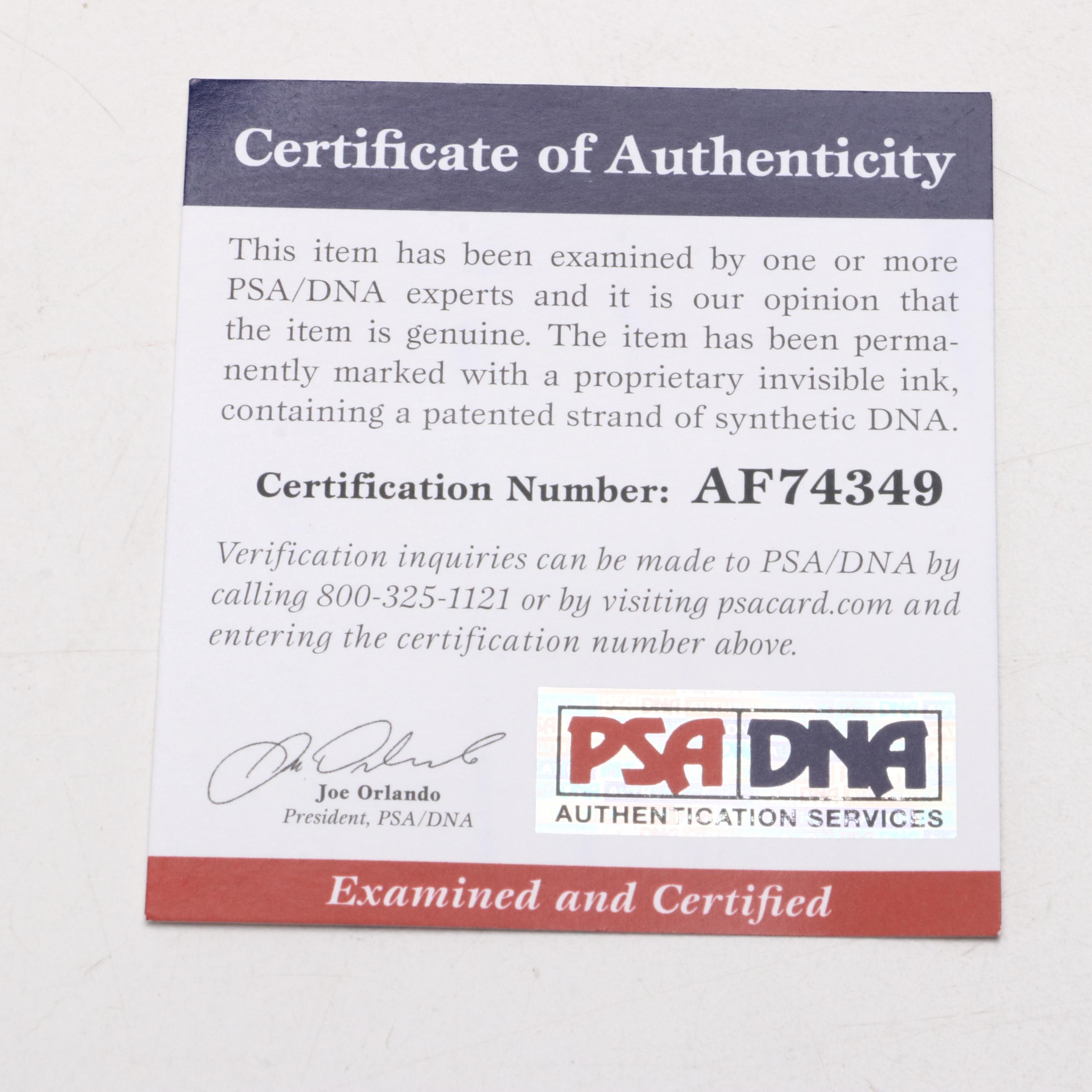 Gale Sayers Signed Chicago Bears Football Jersey