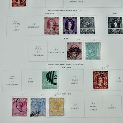 Postage Stamp Collection from Antigua