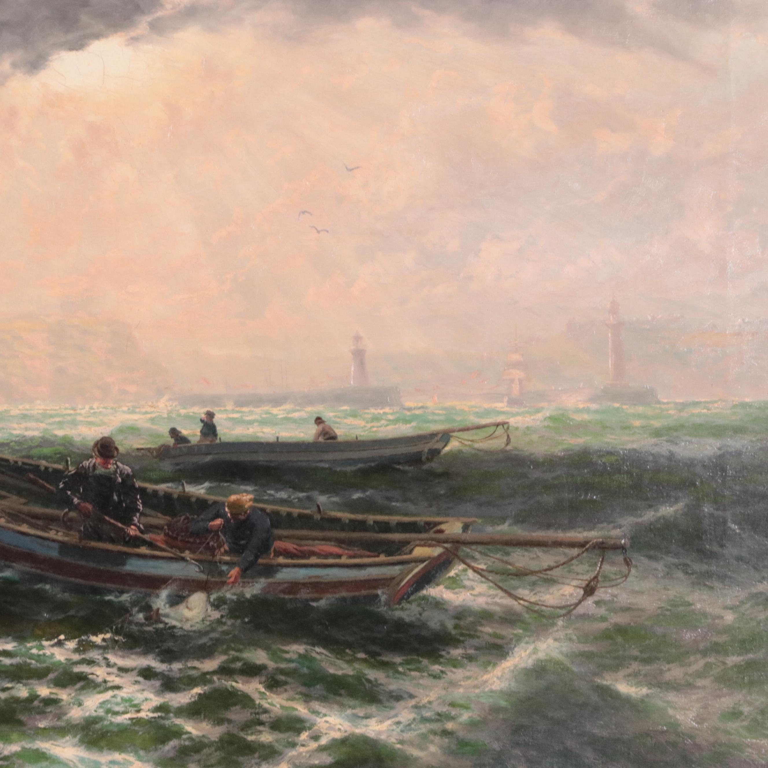 Thomas Rose Miles Oil Painting "Outward Bound"