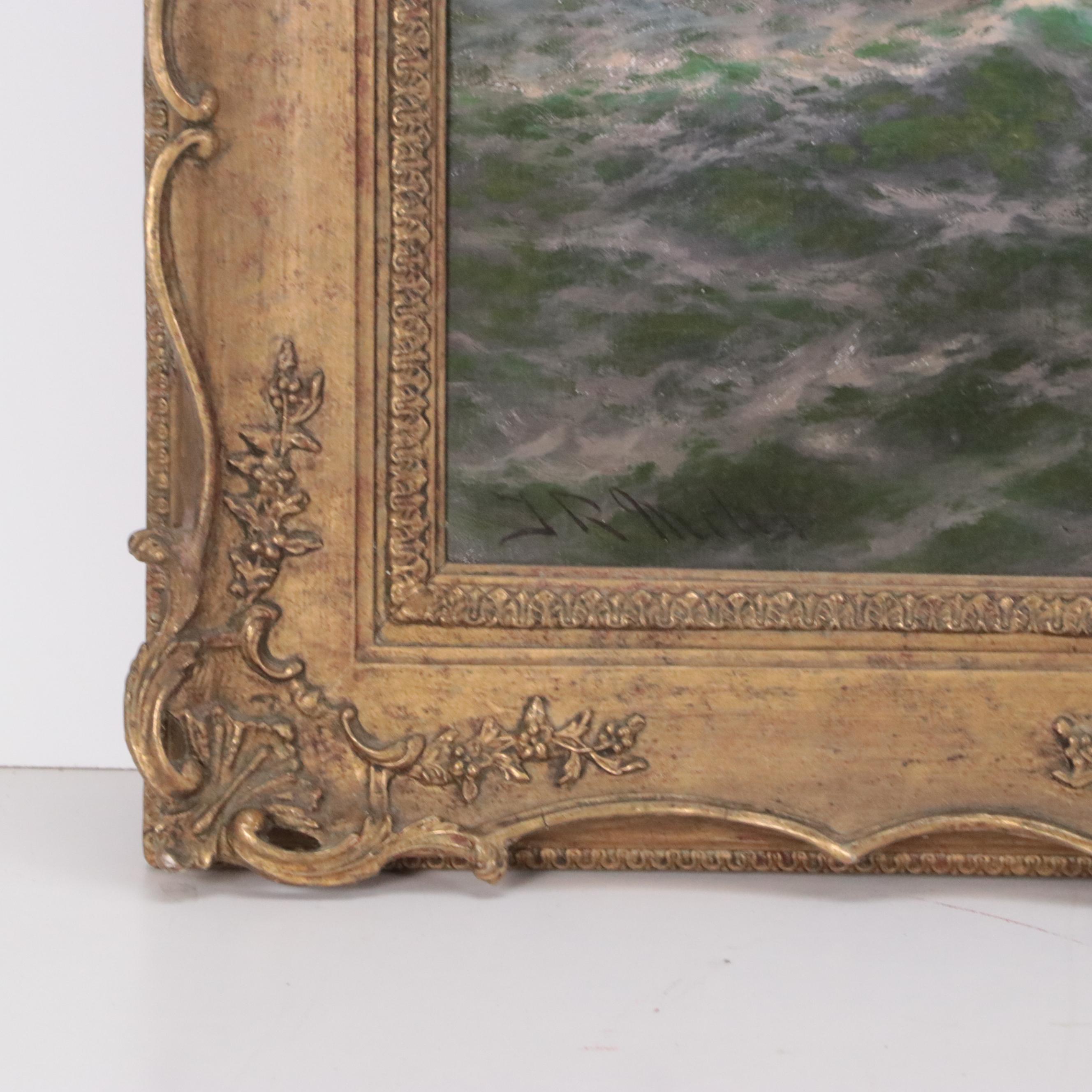 Thomas Rose Miles Oil Painting "Outward Bound"