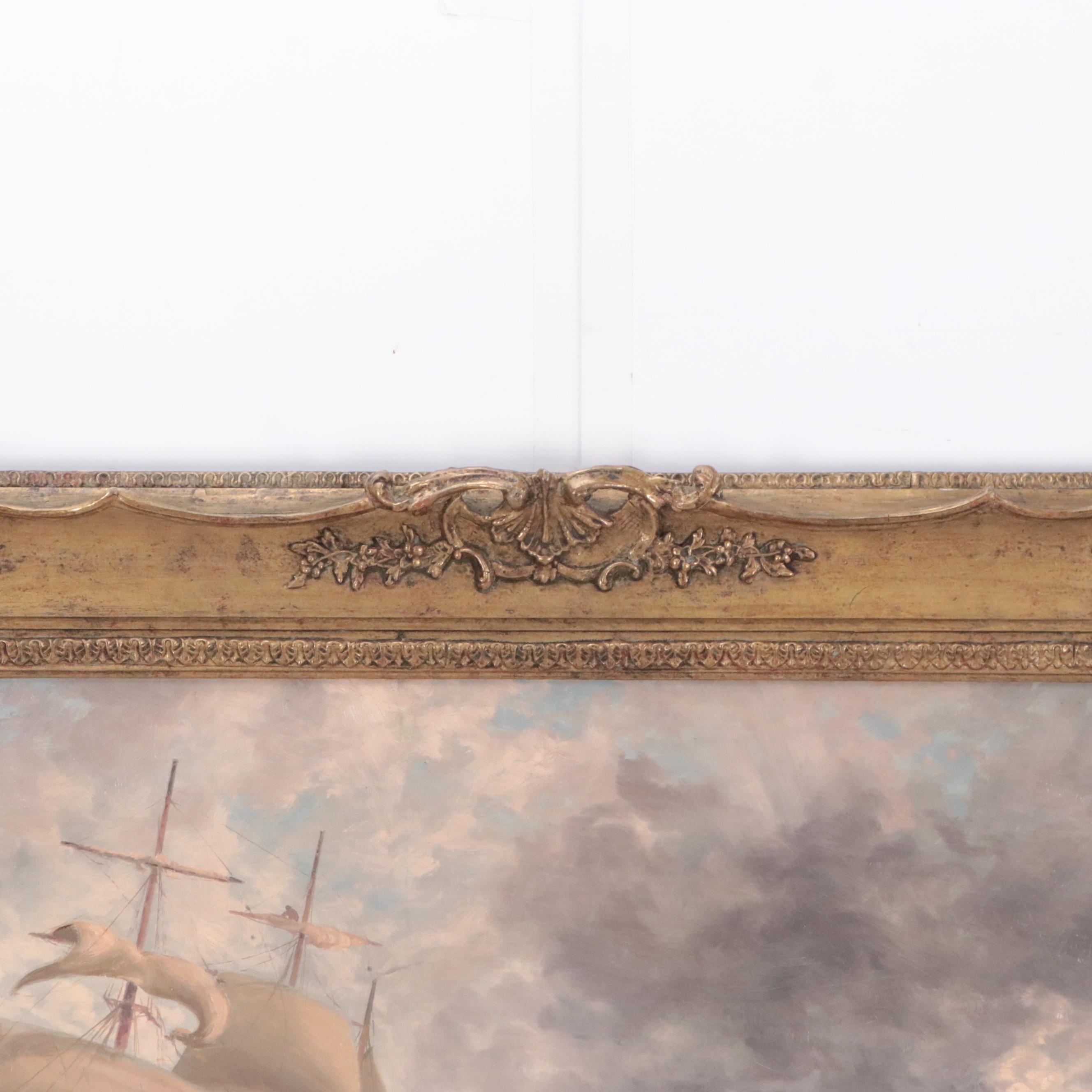 Thomas Rose Miles Oil Painting "Outward Bound"