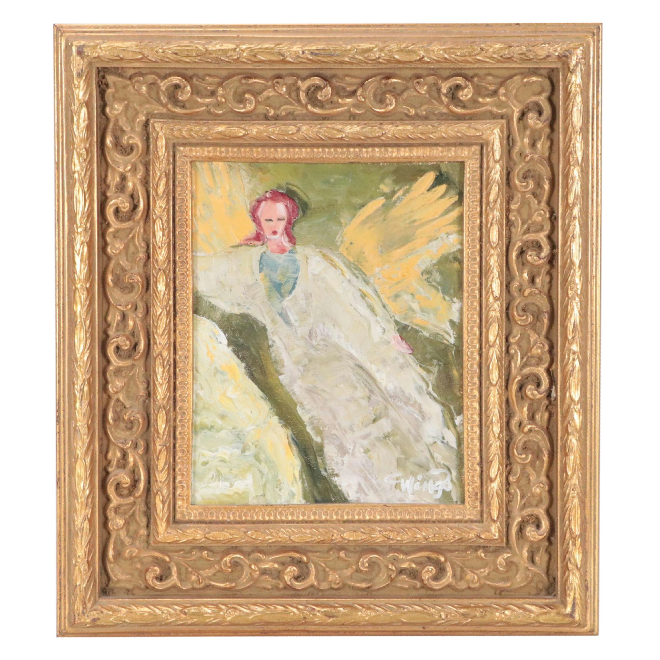 Cindy Wingo Oil Painting "Spiritual Growth," 21st Century