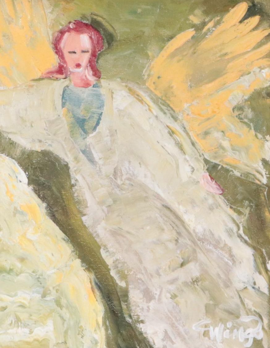 Cindy Wingo Oil Painting "Spiritual Growth," 21st Century