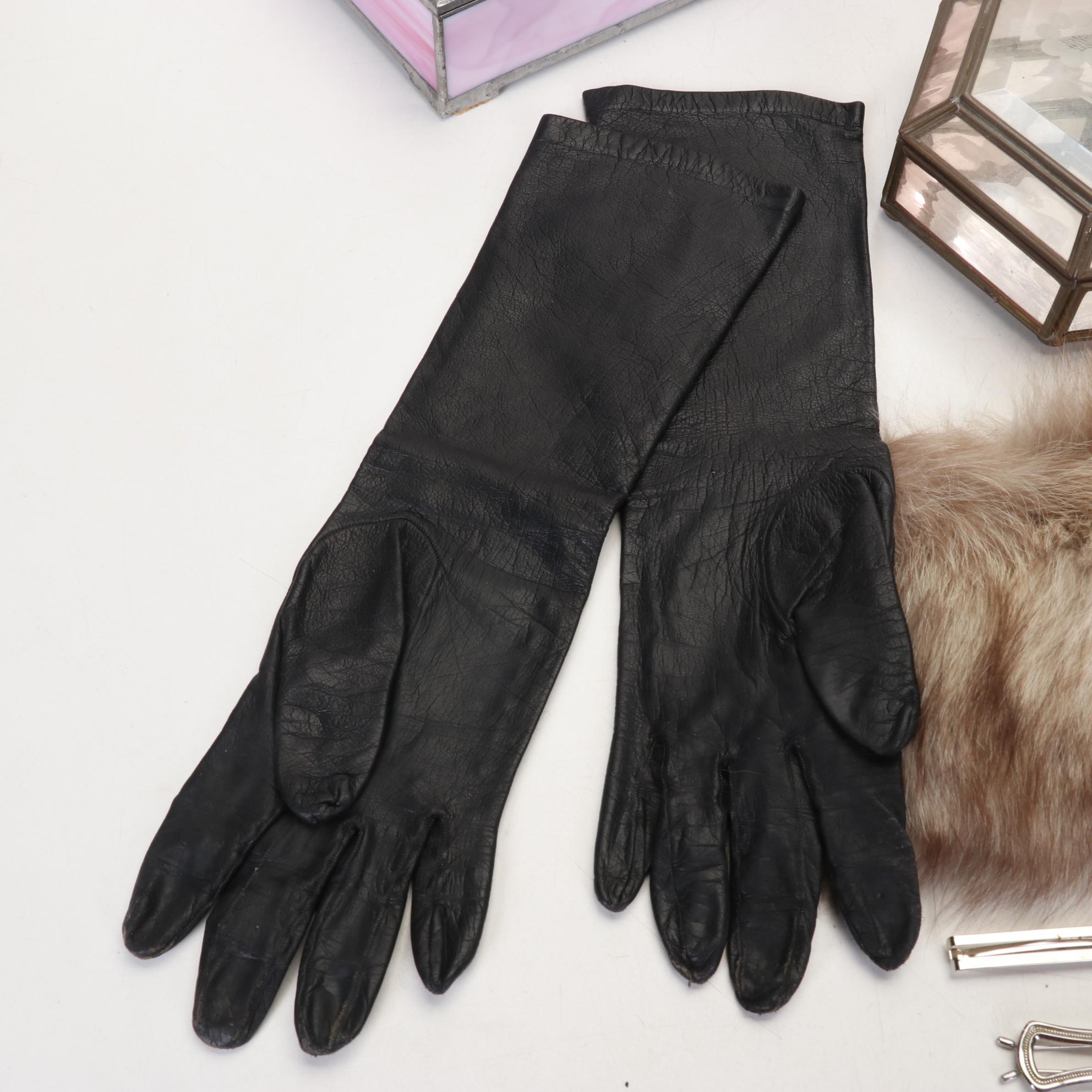 Fur Collar, Vanity Mirror, Jewelry Caskets, Hair Clips and Gloves