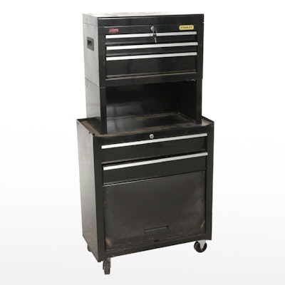 Stanley Two-Stack Tool Chest with Soldering Kit, Multimeter and More