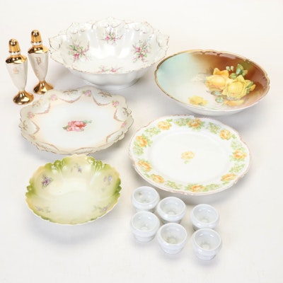 Porcelain Floral Collection Features RS Germany, Moritz Zdekauer, Limoges & More