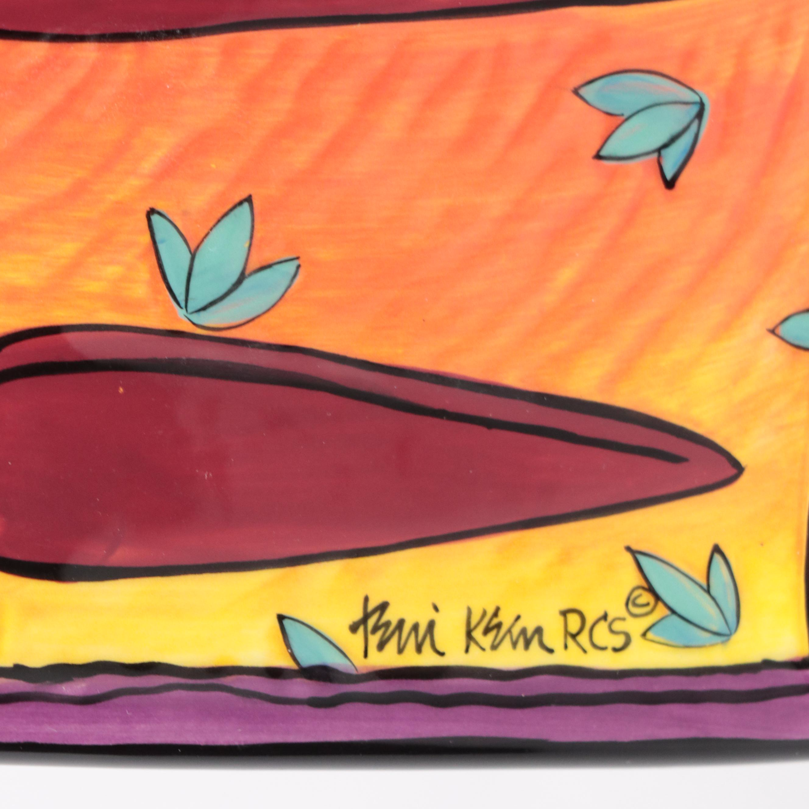 Terri Kern Designs for Red Carpet Studios "Chili" Hanging Tiles or Trivets