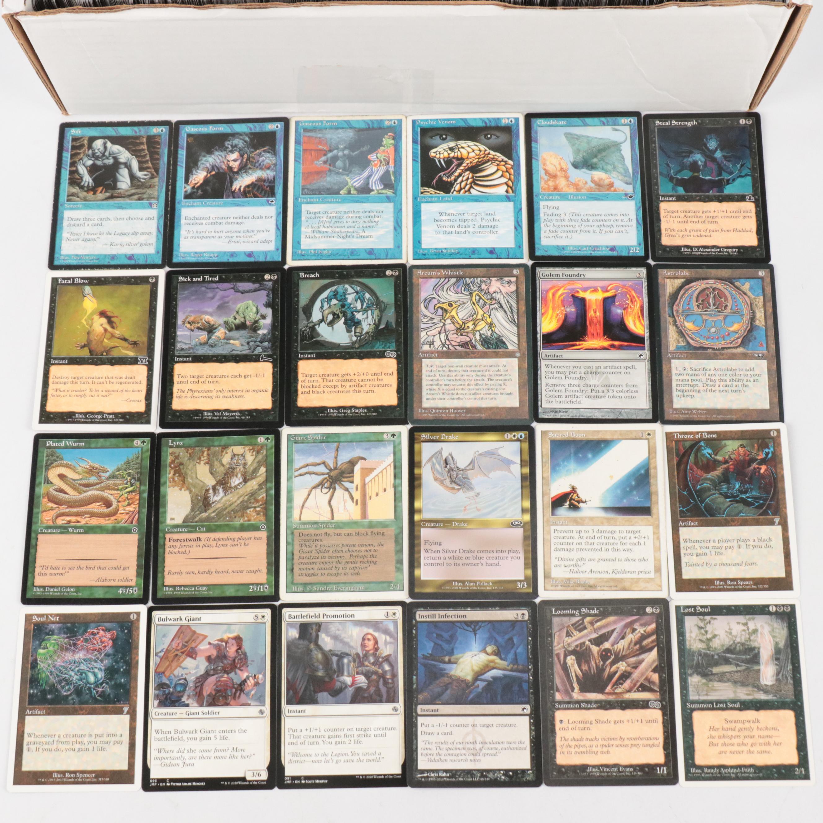 Magic: The Gathering Trading Cards with Storage Boxes, 1990s–2020s