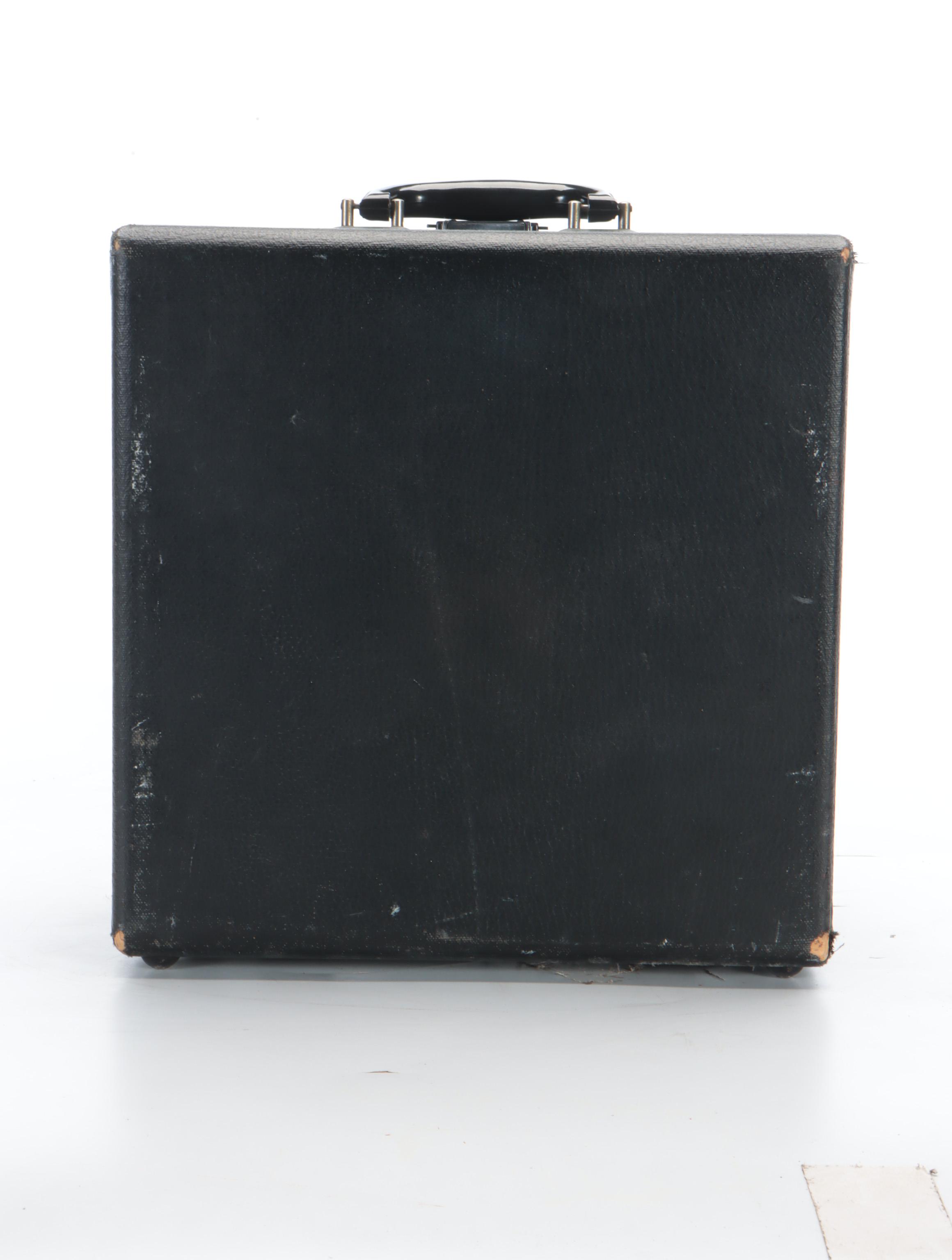 Remington Rand Noiseless Portable Typewriter with Case