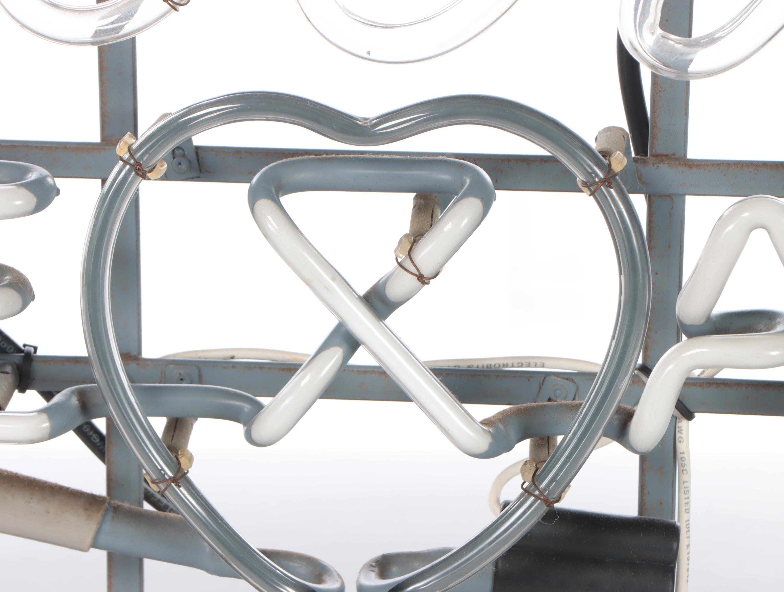 Vintage Coors Beer Texas Advertising Neon Sign