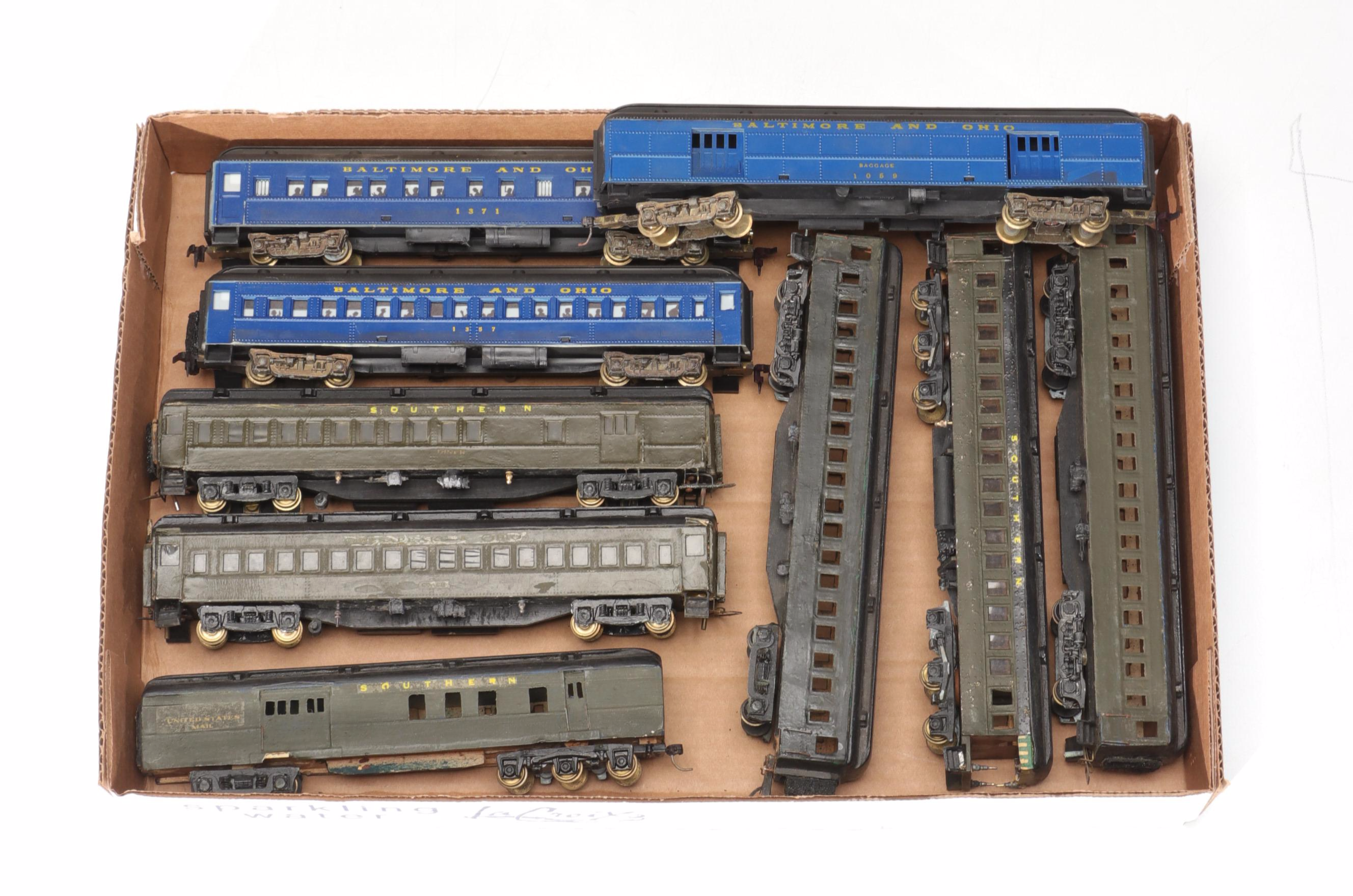 Tyco HO Scale Model Trains with Assorted Tracks, Accessories, and More