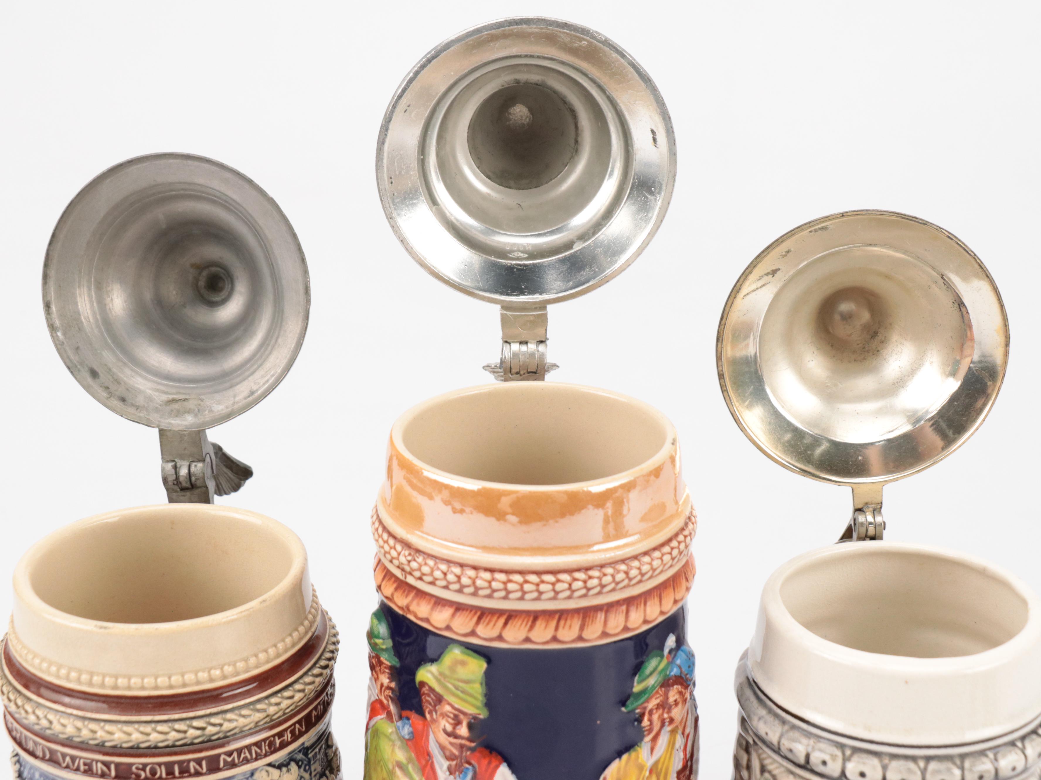 Thewalt Ceramic Beer Stein with Other German Beer Steins and More