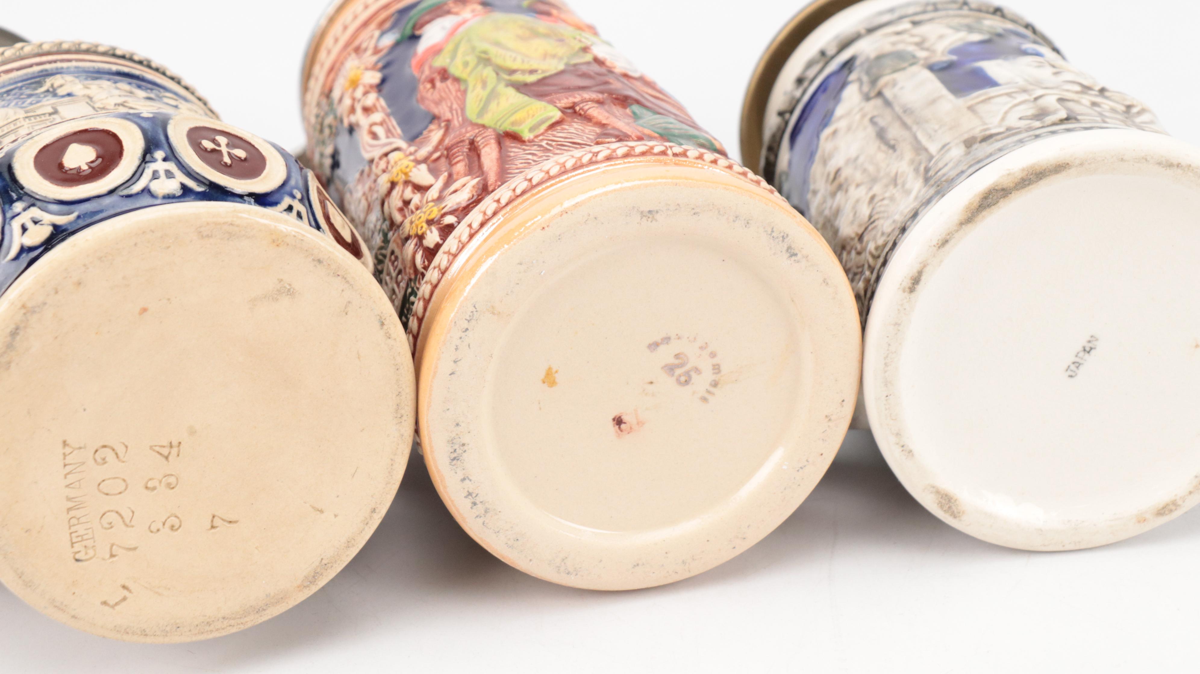 Thewalt Ceramic Beer Stein with Other German Beer Steins and More