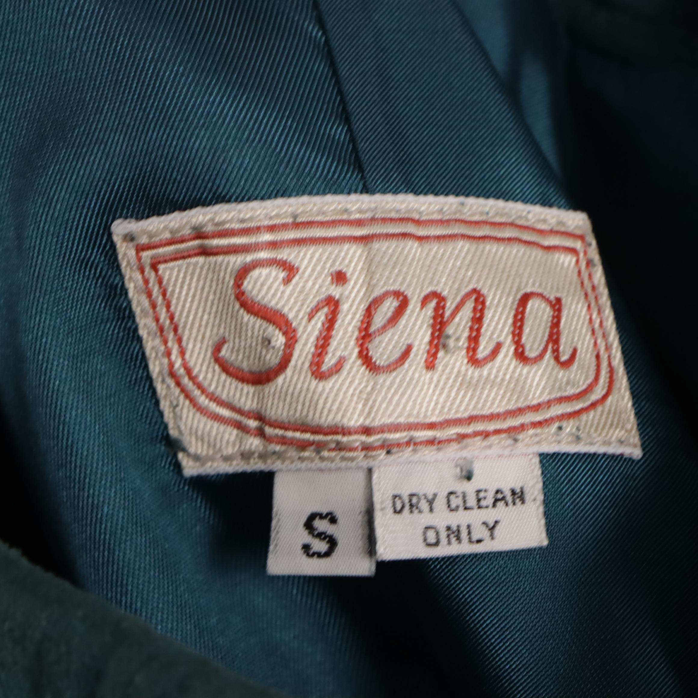 Francine Wrap Shirt in Leather and Paolo Santini Leather Shirt with Siena Skirt