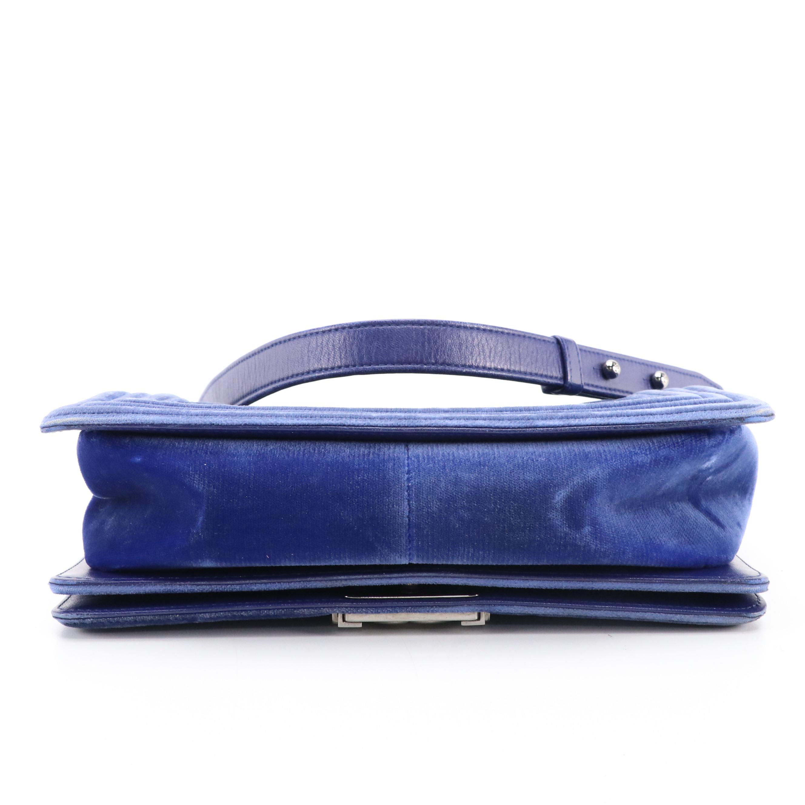 Chanel Boy Flap Medium Bag in Quilted Velvet