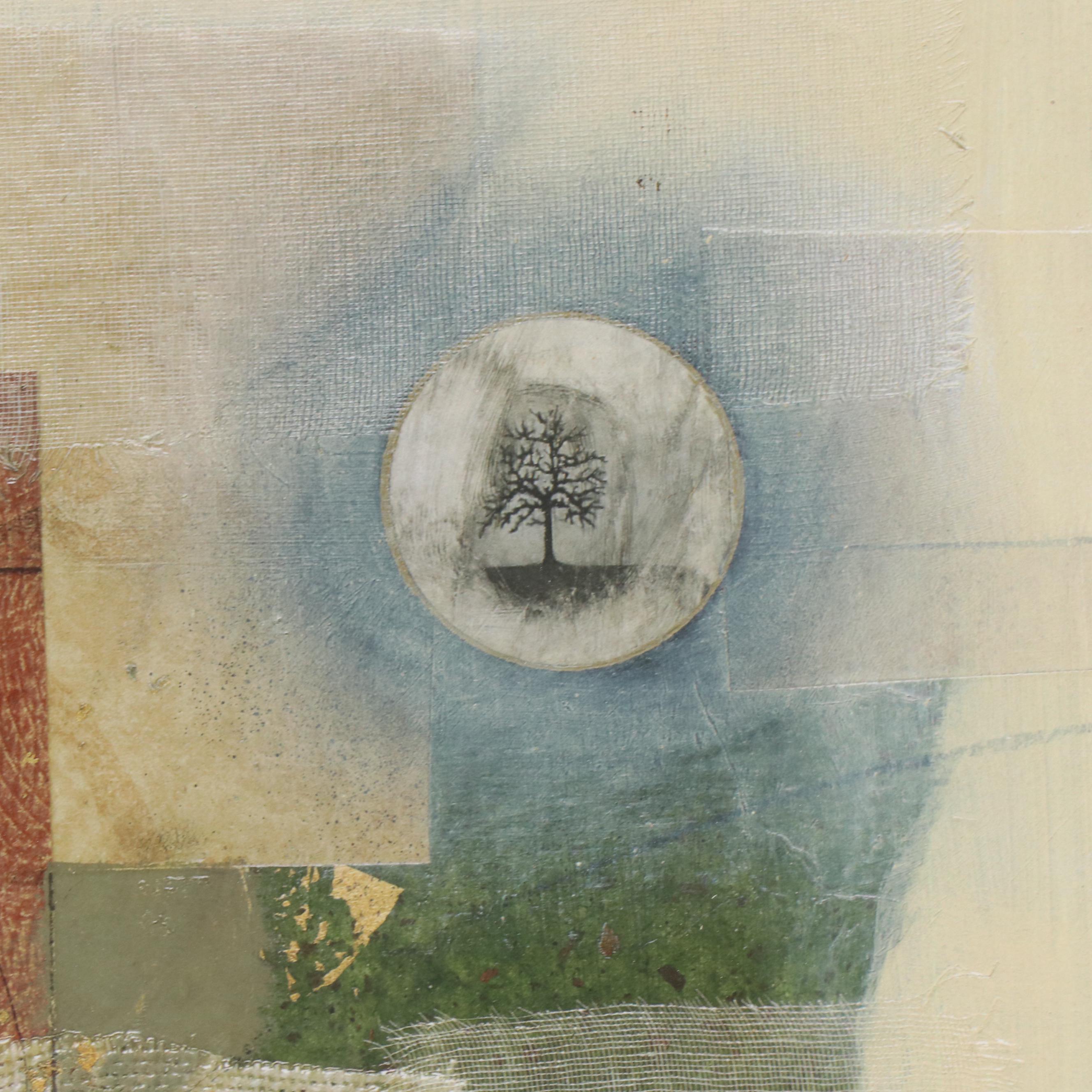 Niro Vasali Abstract Geometric Giclée "Crossroads," 21st Century