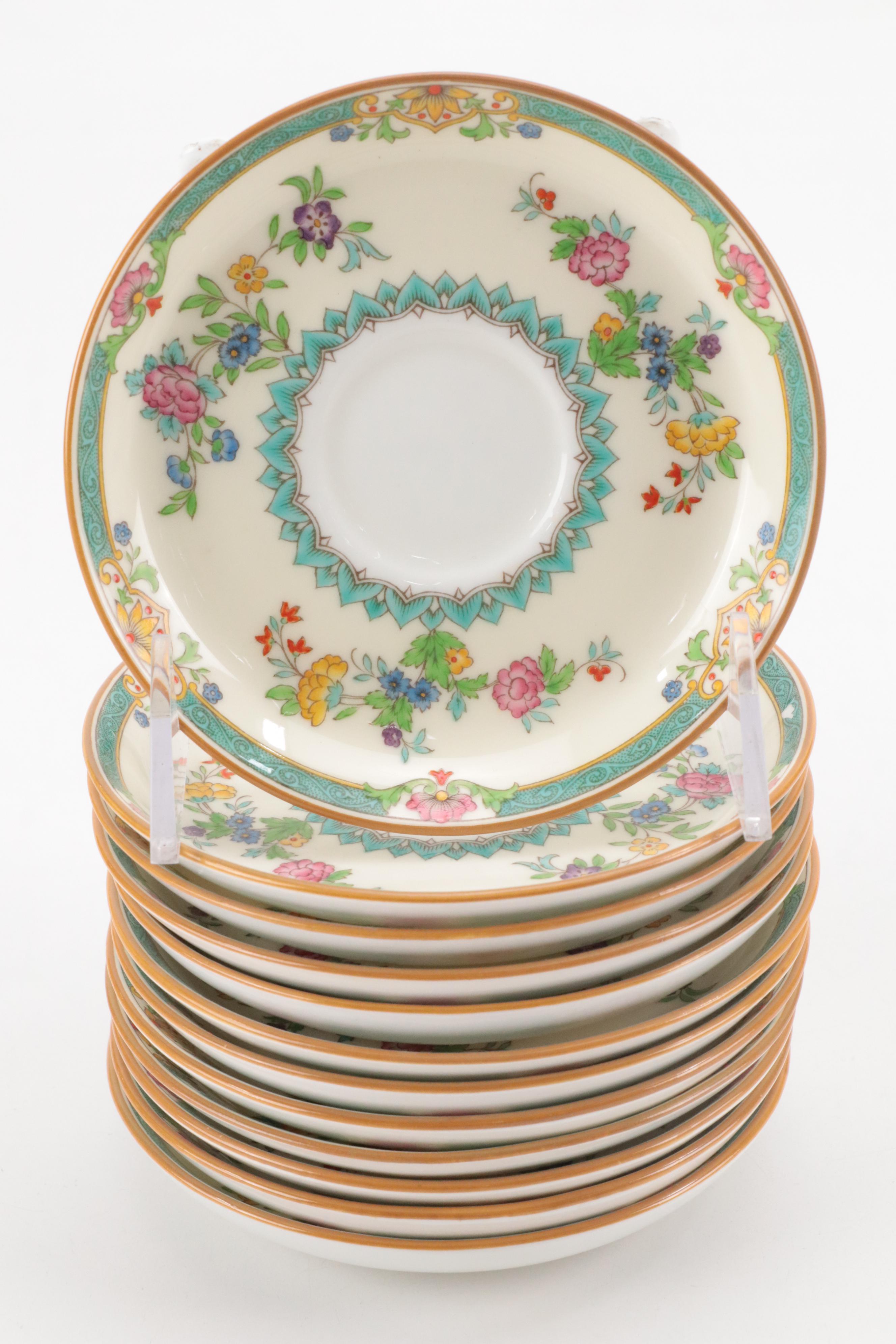 Minton Bone China Demitasse Cups and Saucers, 1927