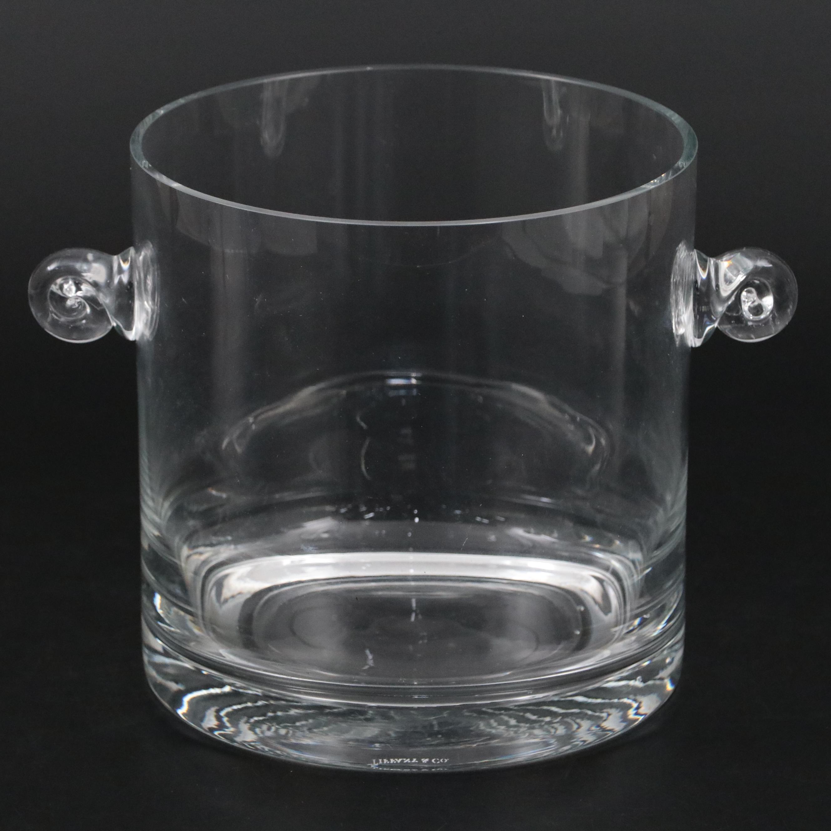 Tiffany & Co. Crystal Ice Bucket
