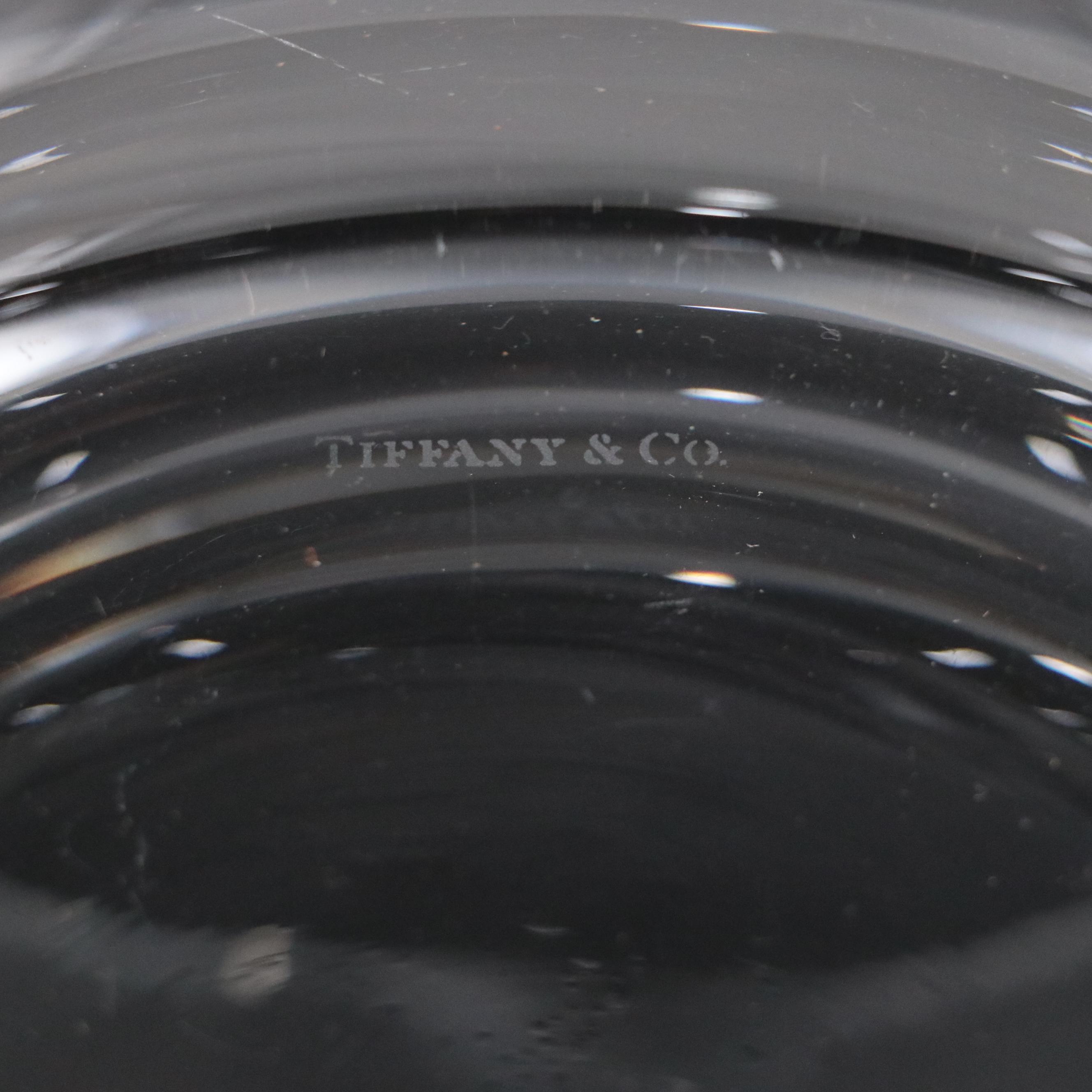 Tiffany & Co. Crystal Ice Bucket